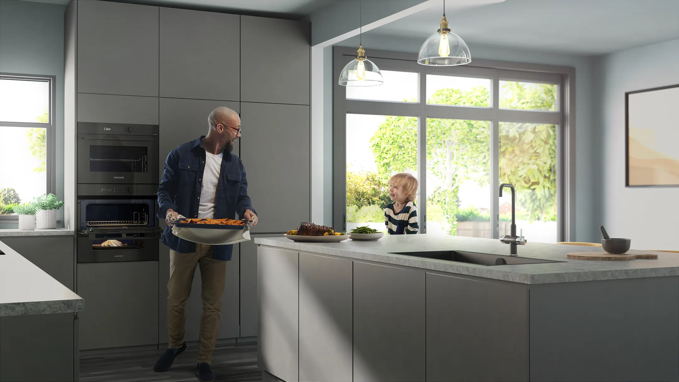 Samsung Microgolfoven NQ5B5763DBK/U1 image