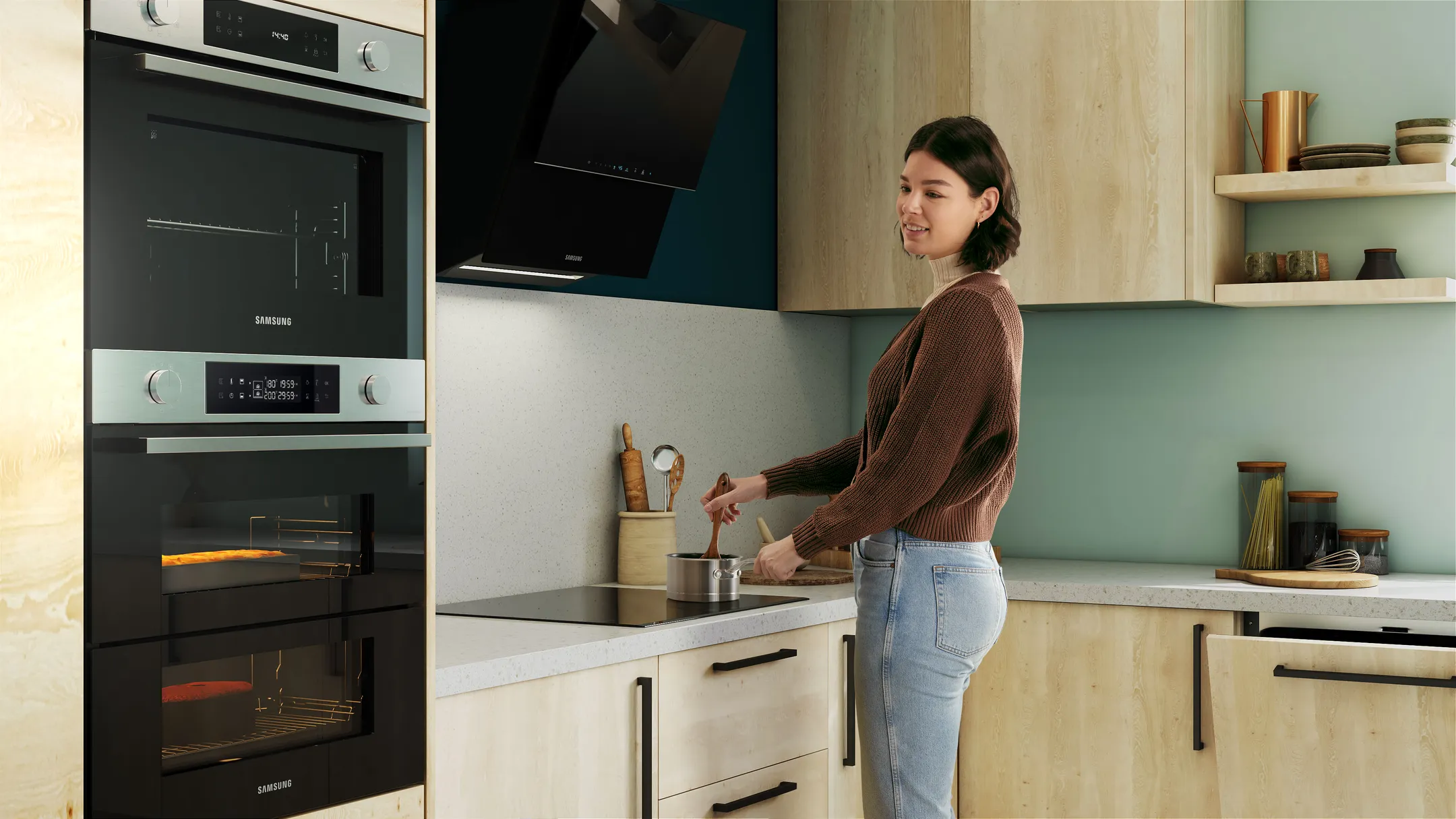Samsung Inbouw oven NV7B5755SAK Dual Cook Flex image