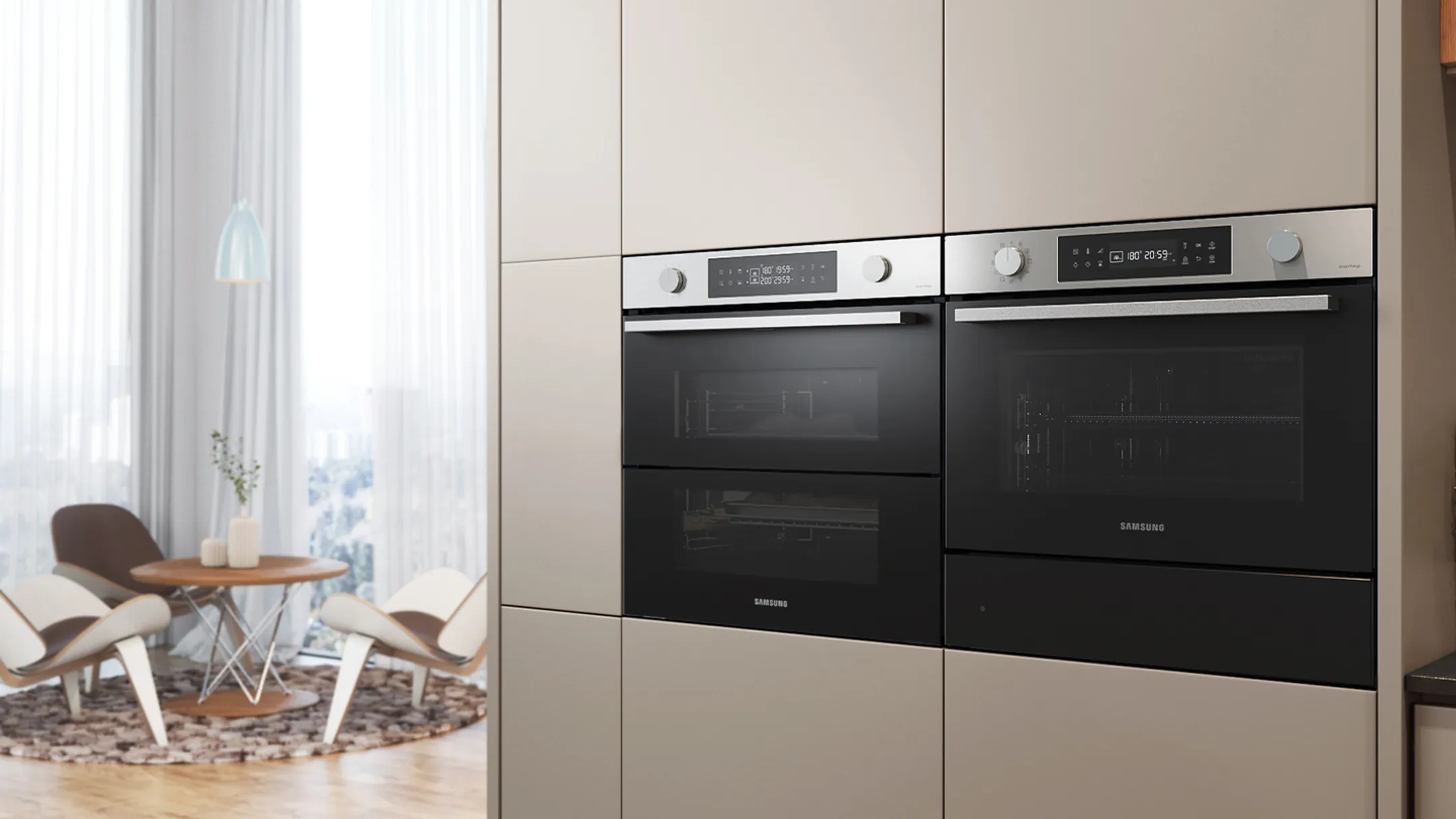 Samsung Inbouw oven NV7B5755SAK Dual Cook Flex image