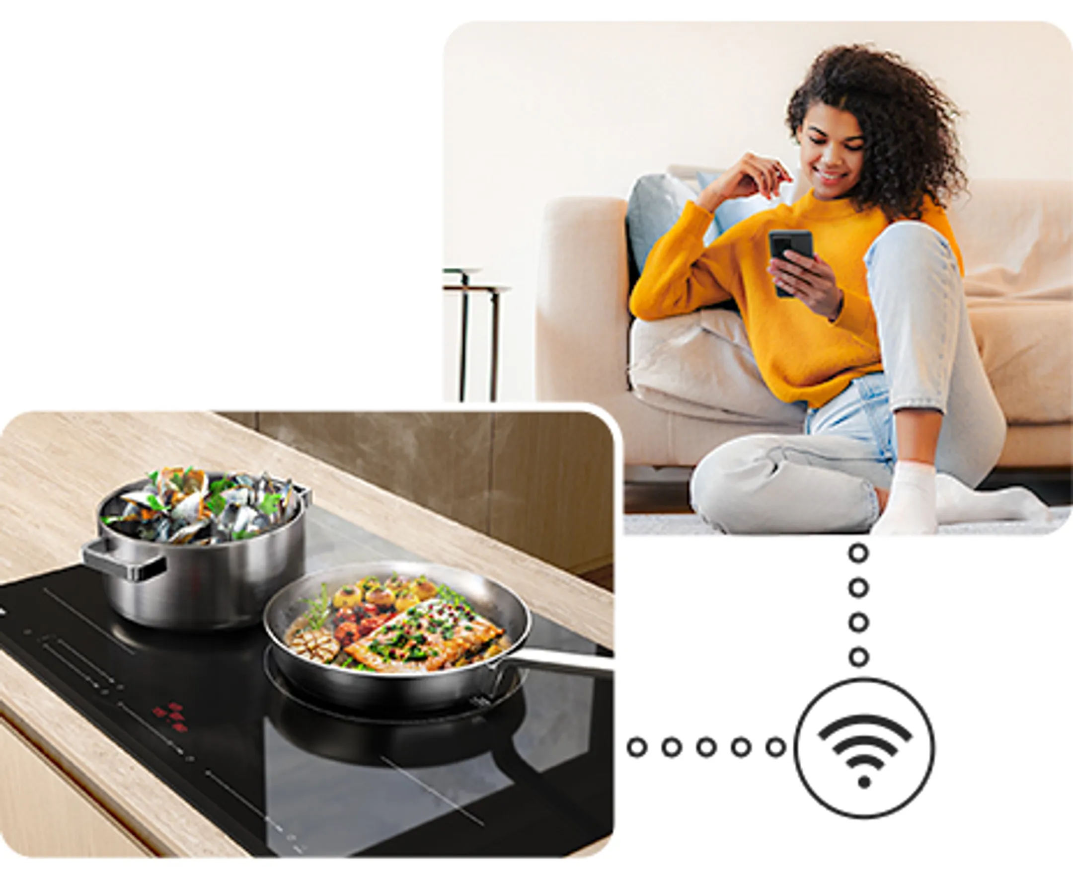 Samsung Taque induction Dual Ring NZ84C5047FK/U1 image