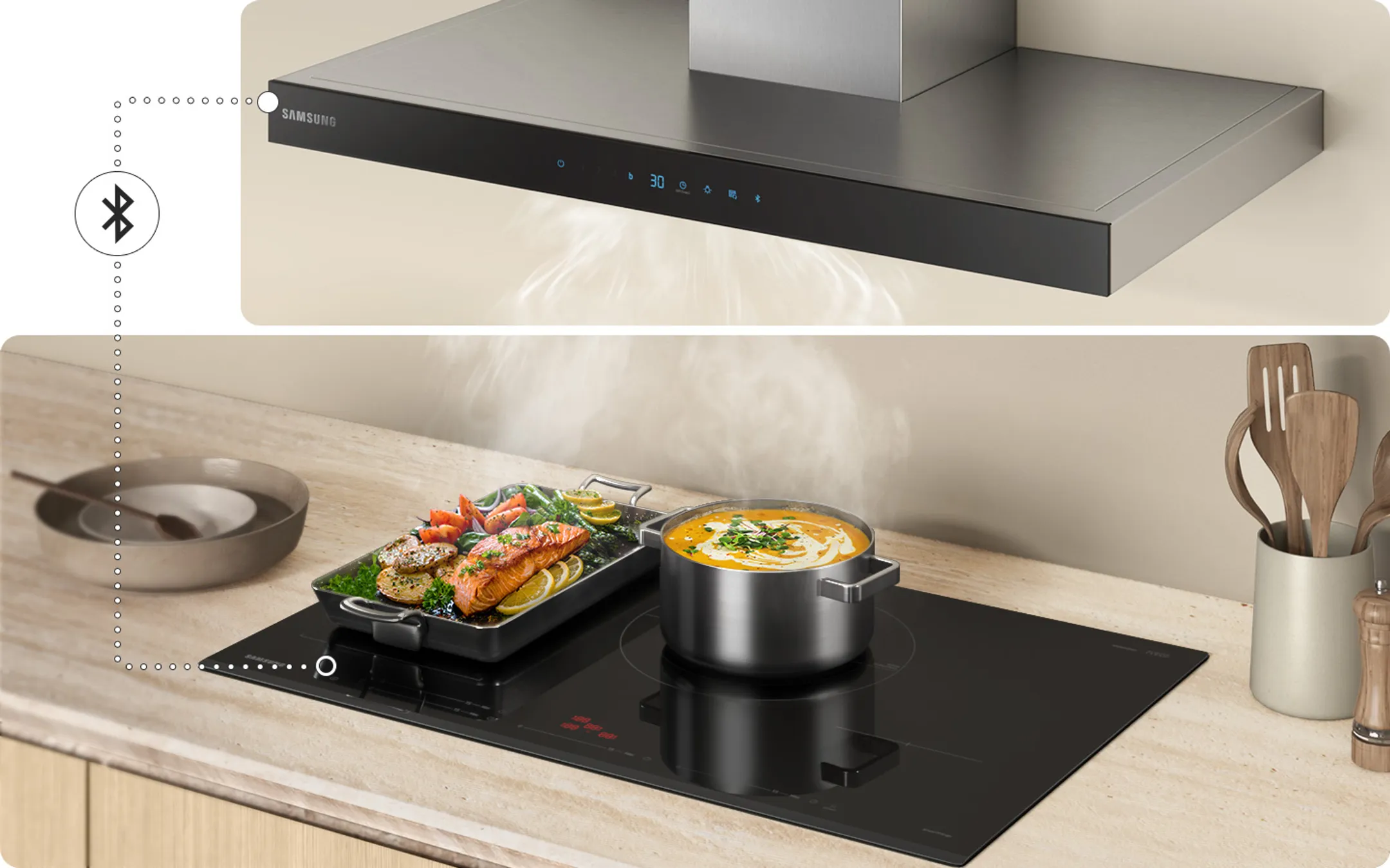 Samsung Taque induction Dual Ring NZ84C5047FK/U1 image