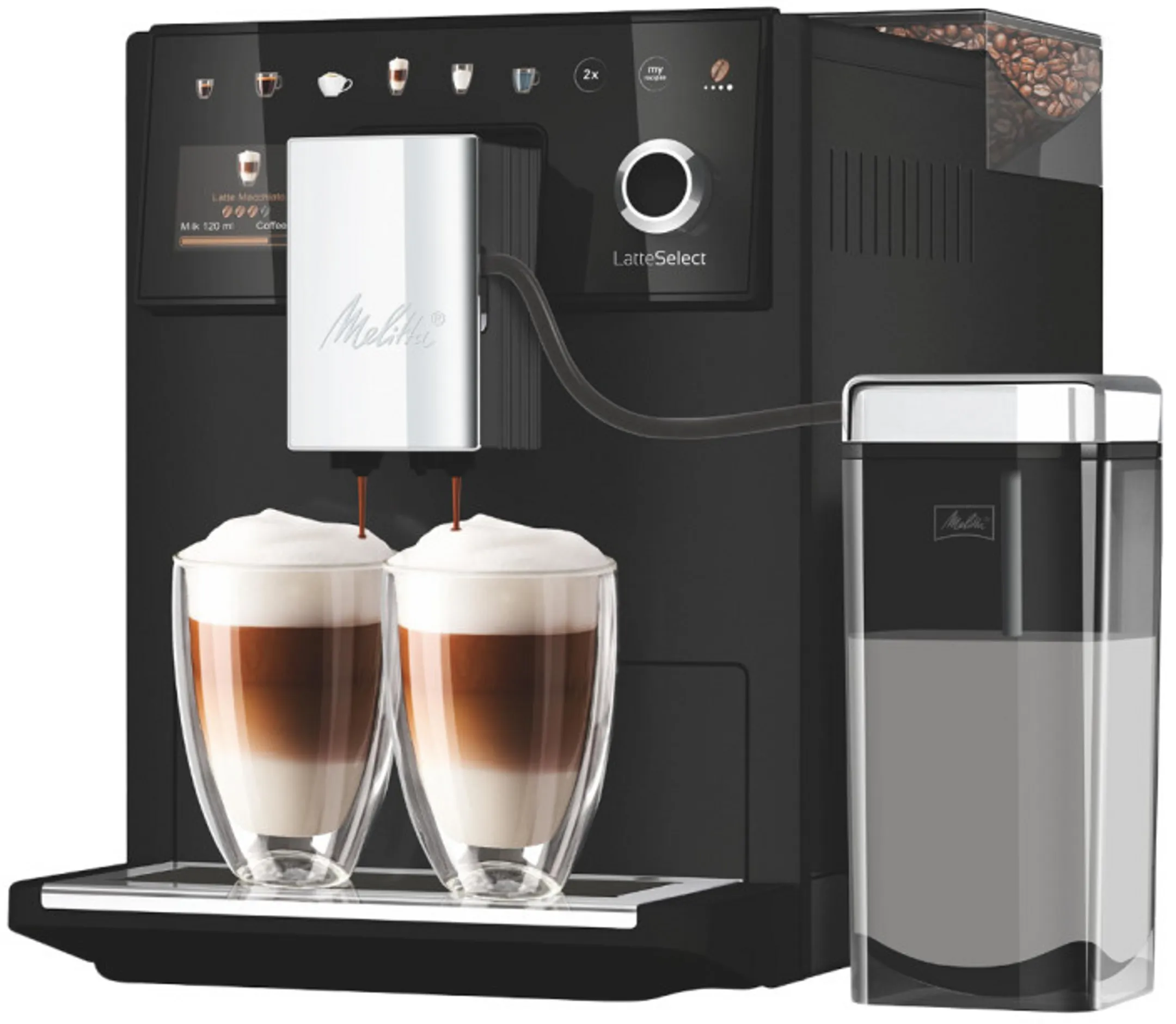 Melitta Volautomatische Espressomachine LatteSelect Black image