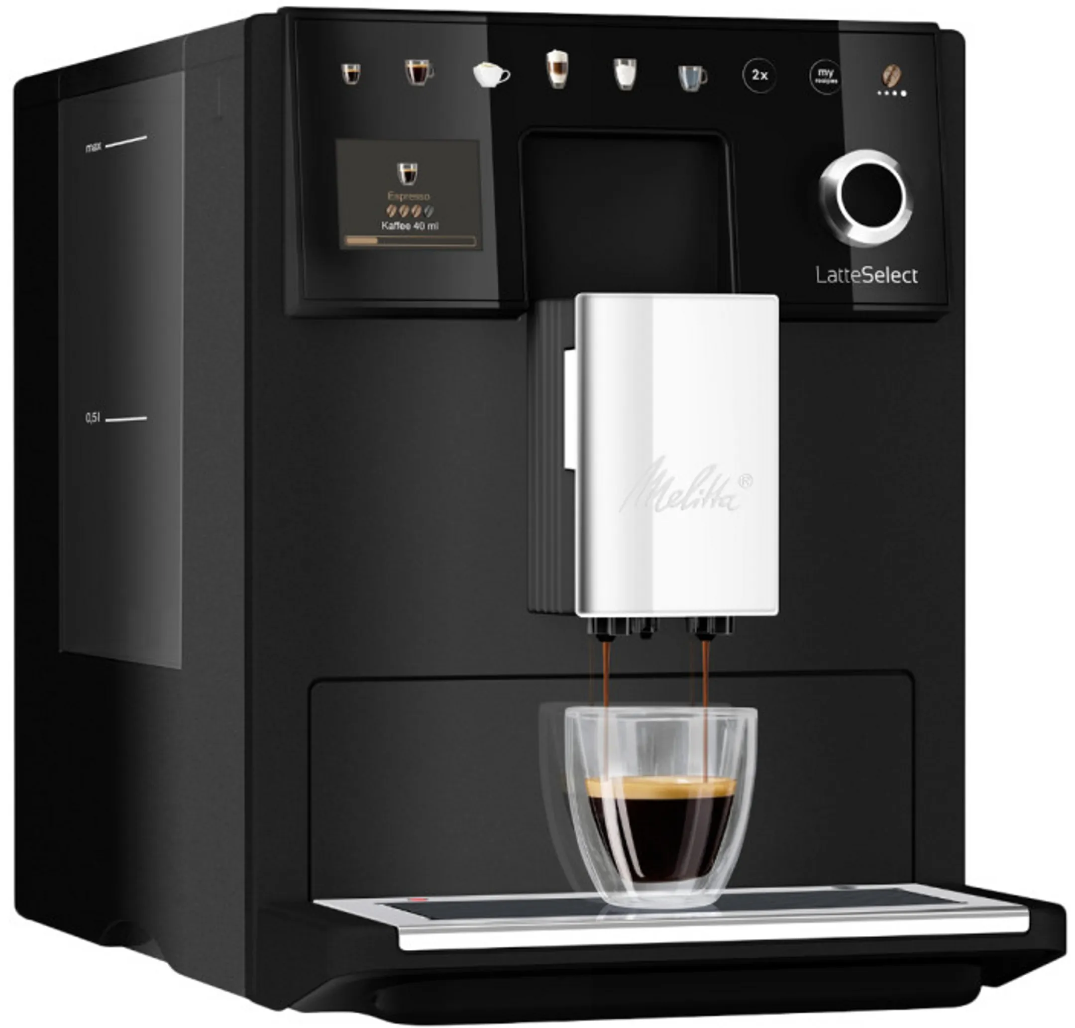 Melitta Volautomatische Espressomachine LatteSelect Black image