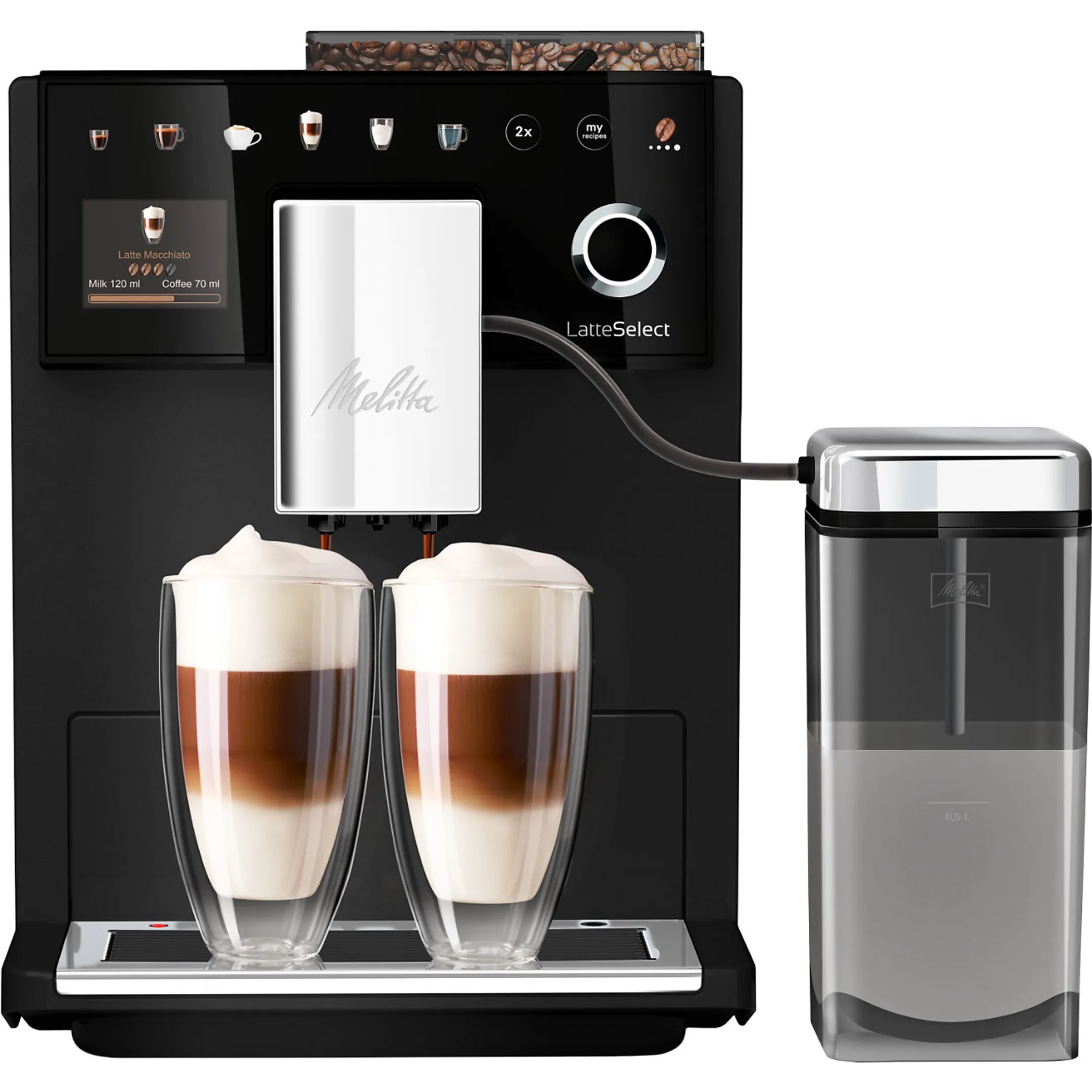 Volautomatische Espressomachine LatteSelect Black