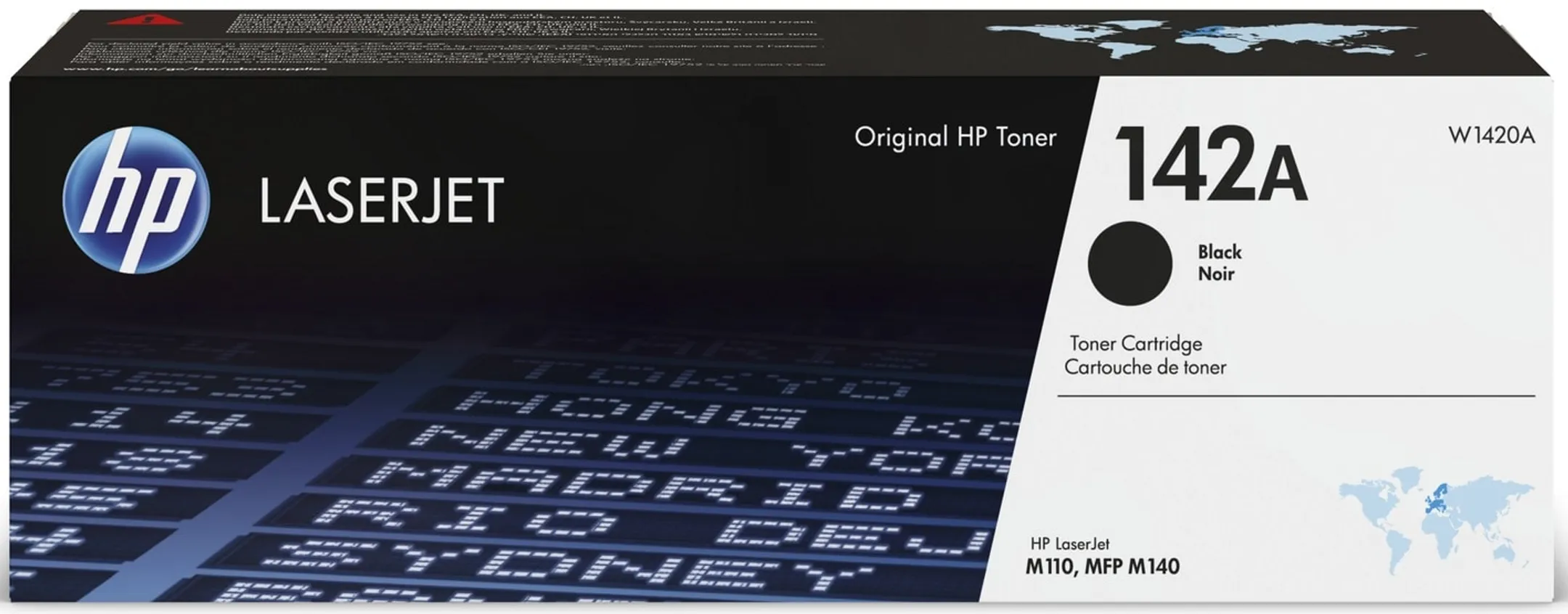Toner 142A (W1420A) - Zwart