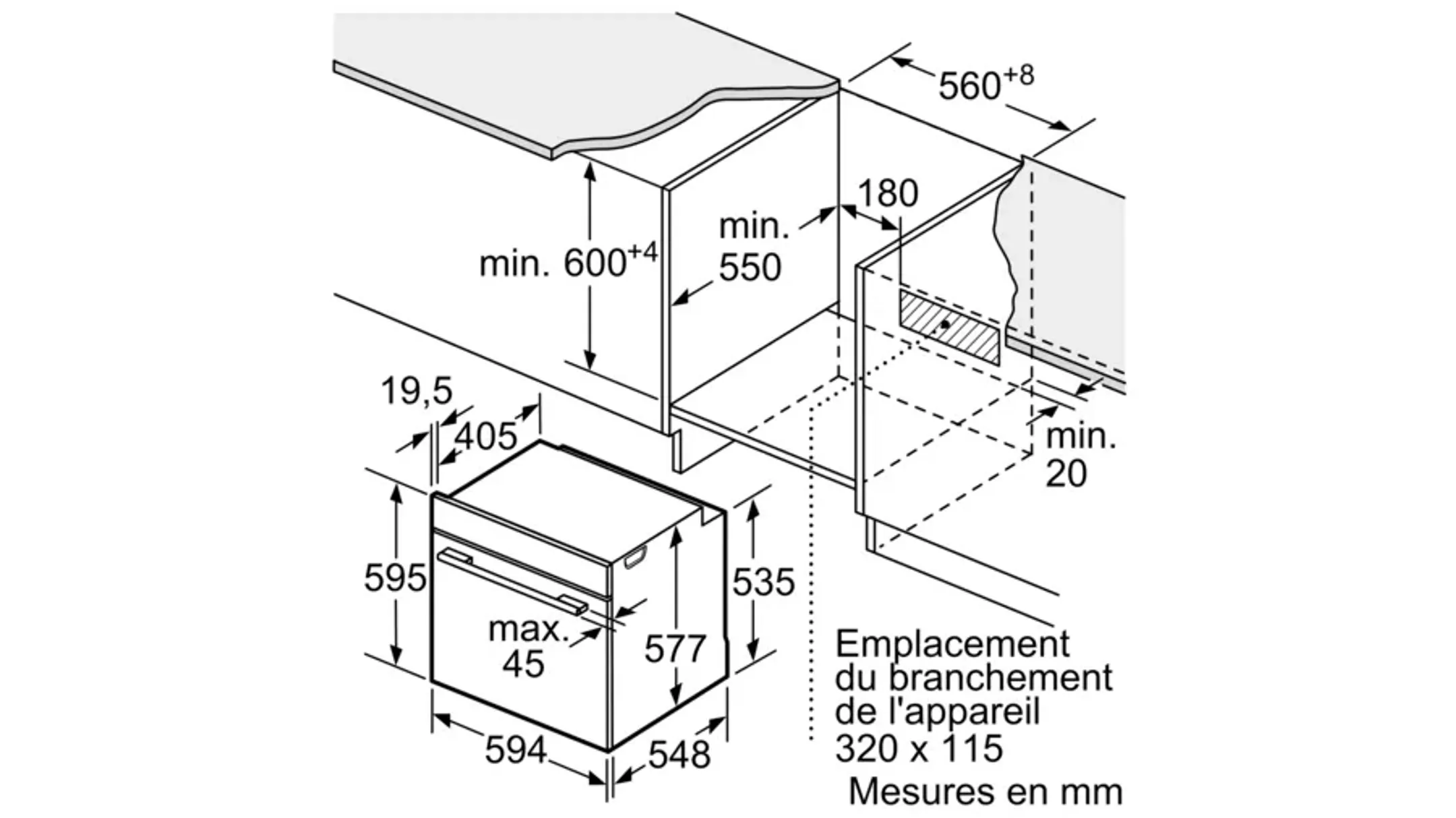 Bosch Four encastrable HBG7241B1 image