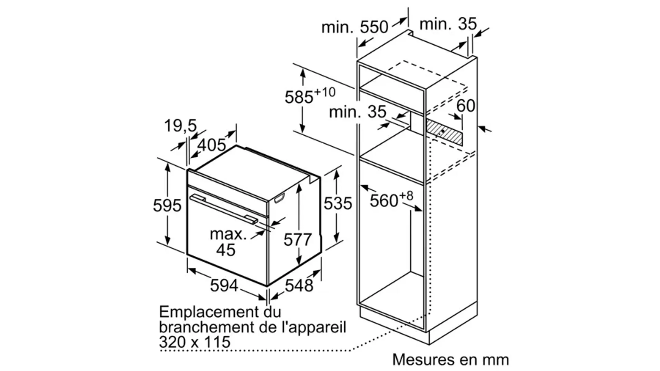 Bosch Four encastrable HBG7241B1 image