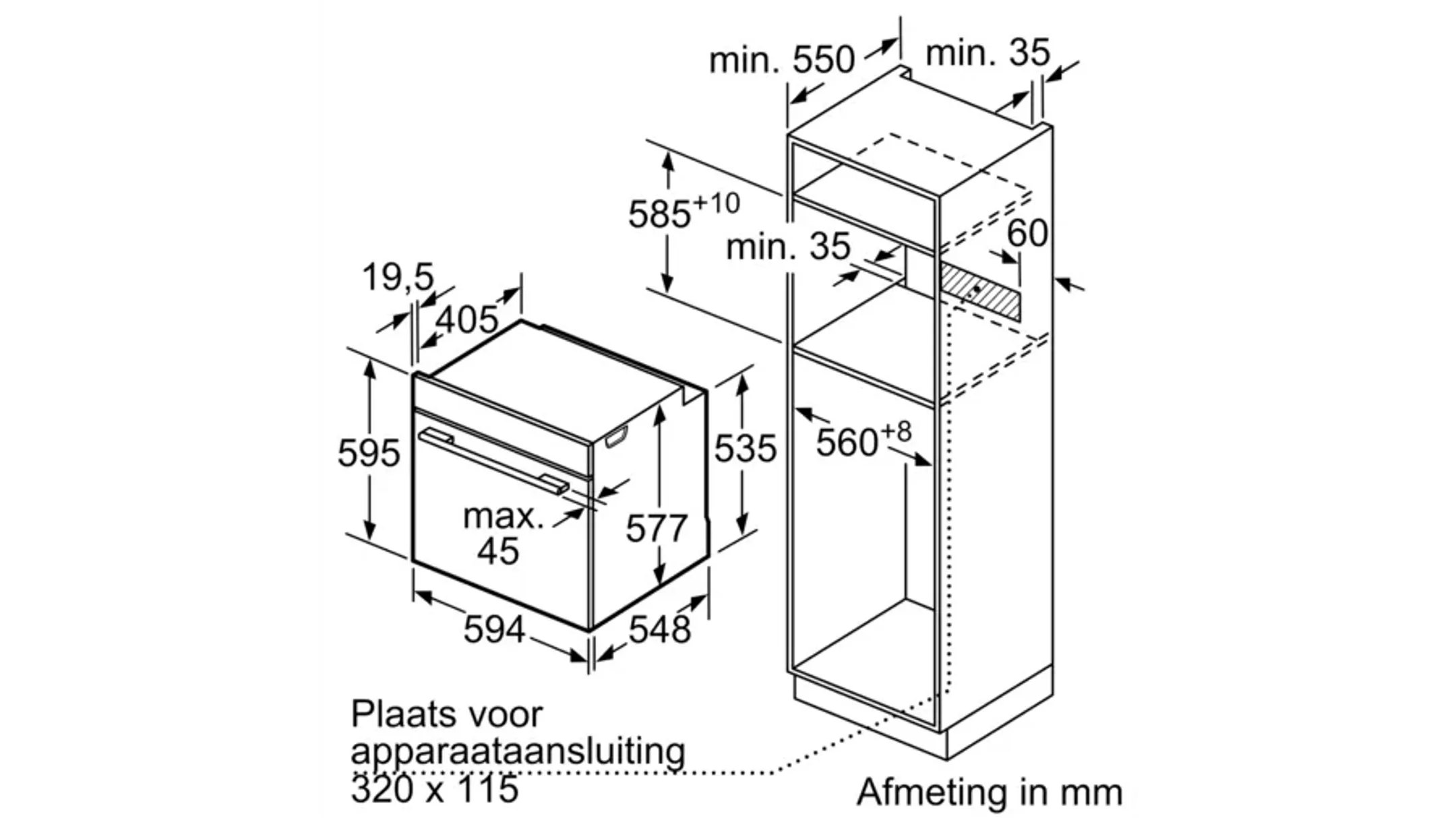 Bosch Inbouw oven HBG7241B1 image
