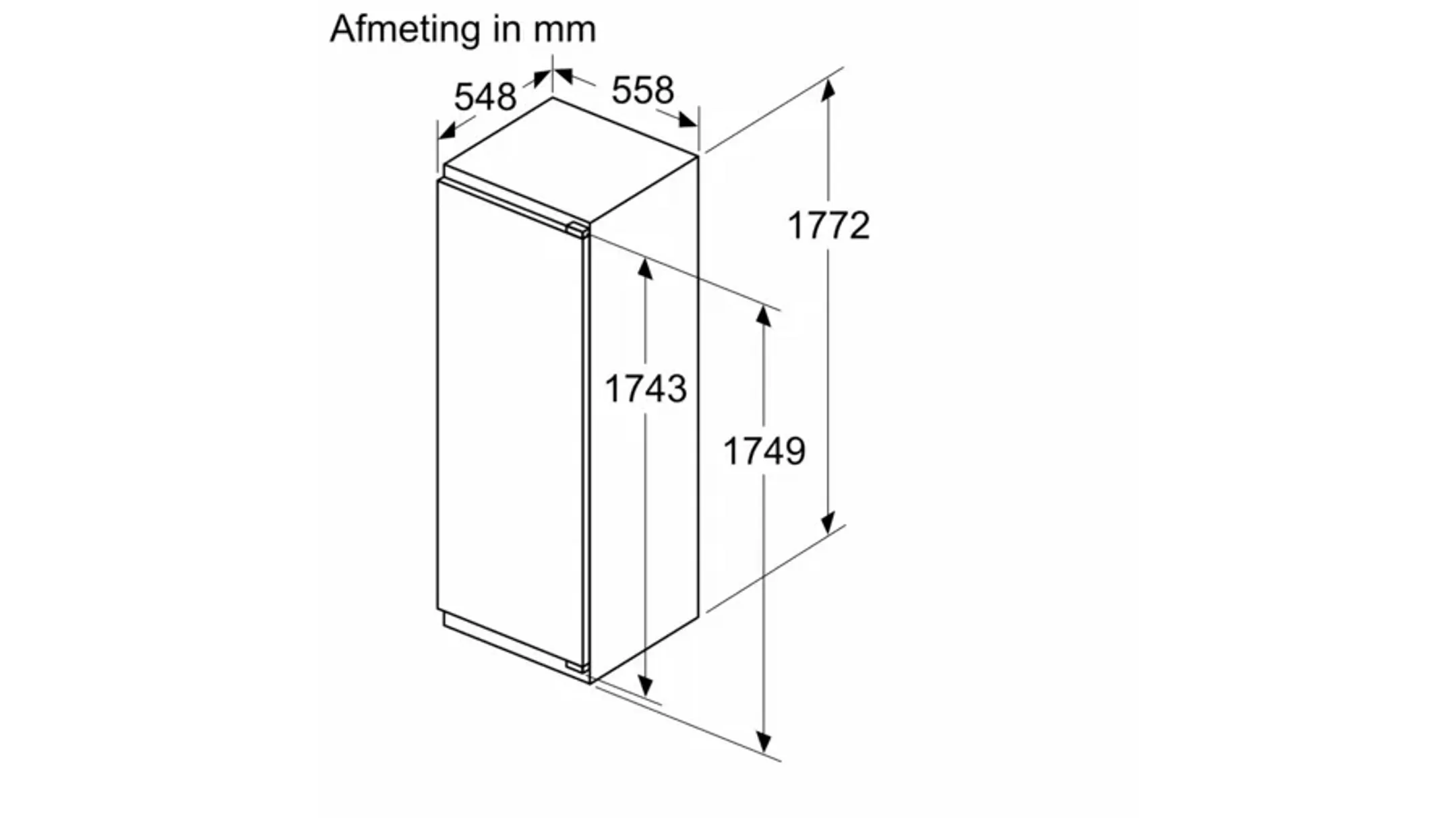 Bosch Inbouw koelkast KIR81ADD0 image