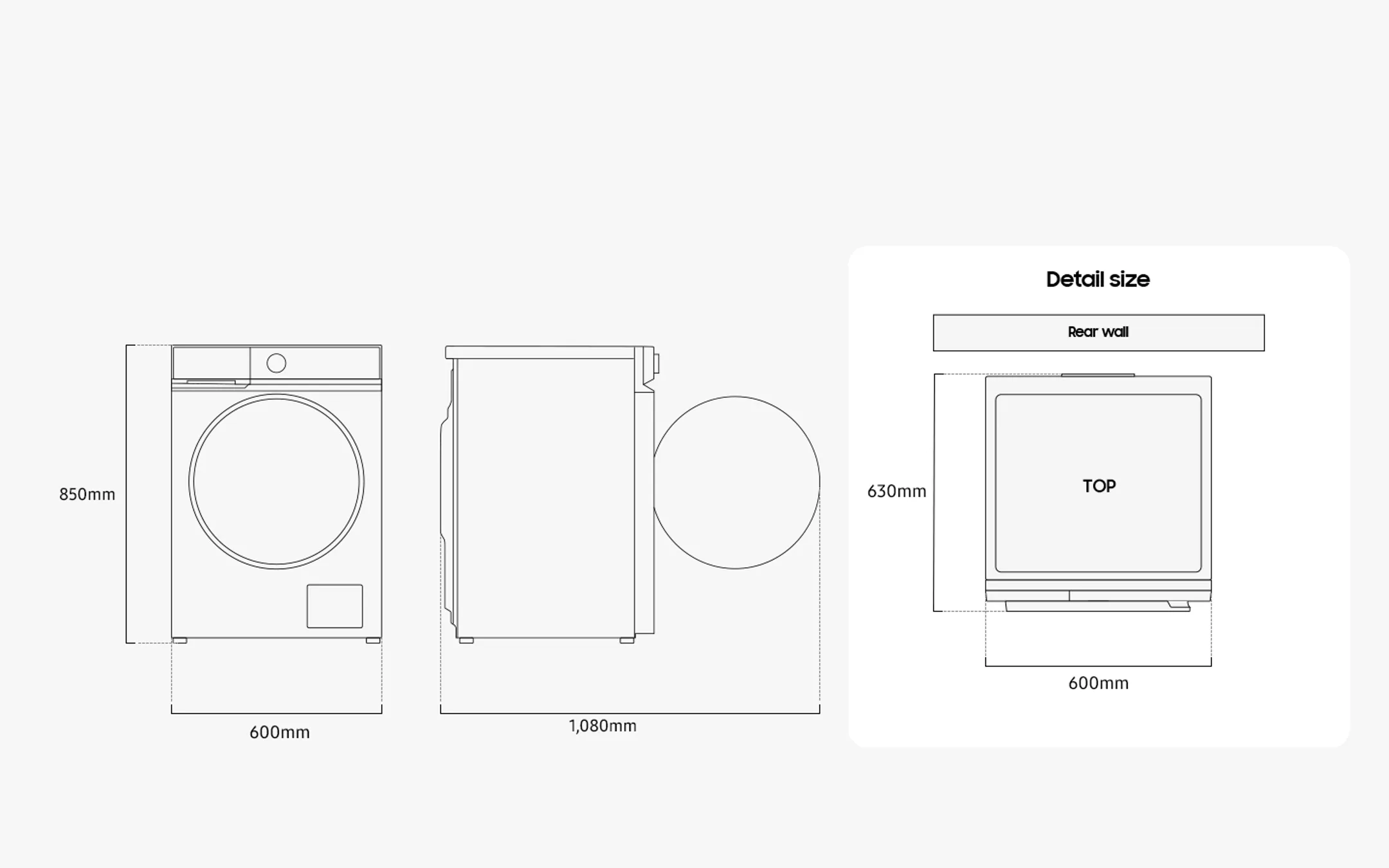 Samsung Wasmachine WW90DG6U25LK SuperSpeed image