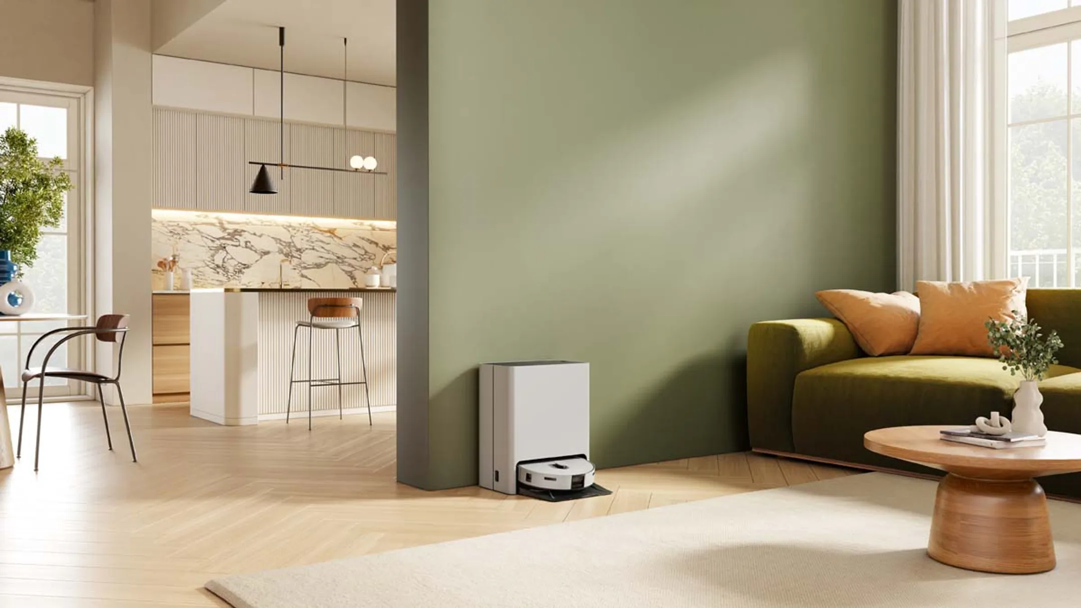 Samsung Aspirateur robot Bespoke Jet Bot Combo AI VR7MD97714G/WA image