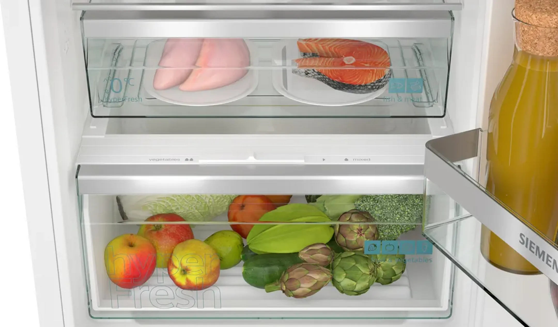 Siemens Combi frigo congélateur encastrable KI96NVFD0 image