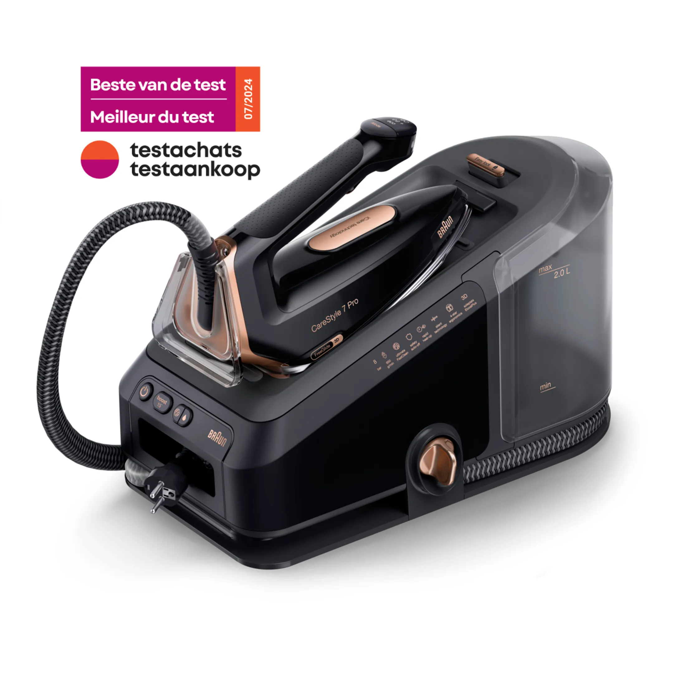 Braun Stoomgenerator CareStyle 7 Pro IS7286BK image