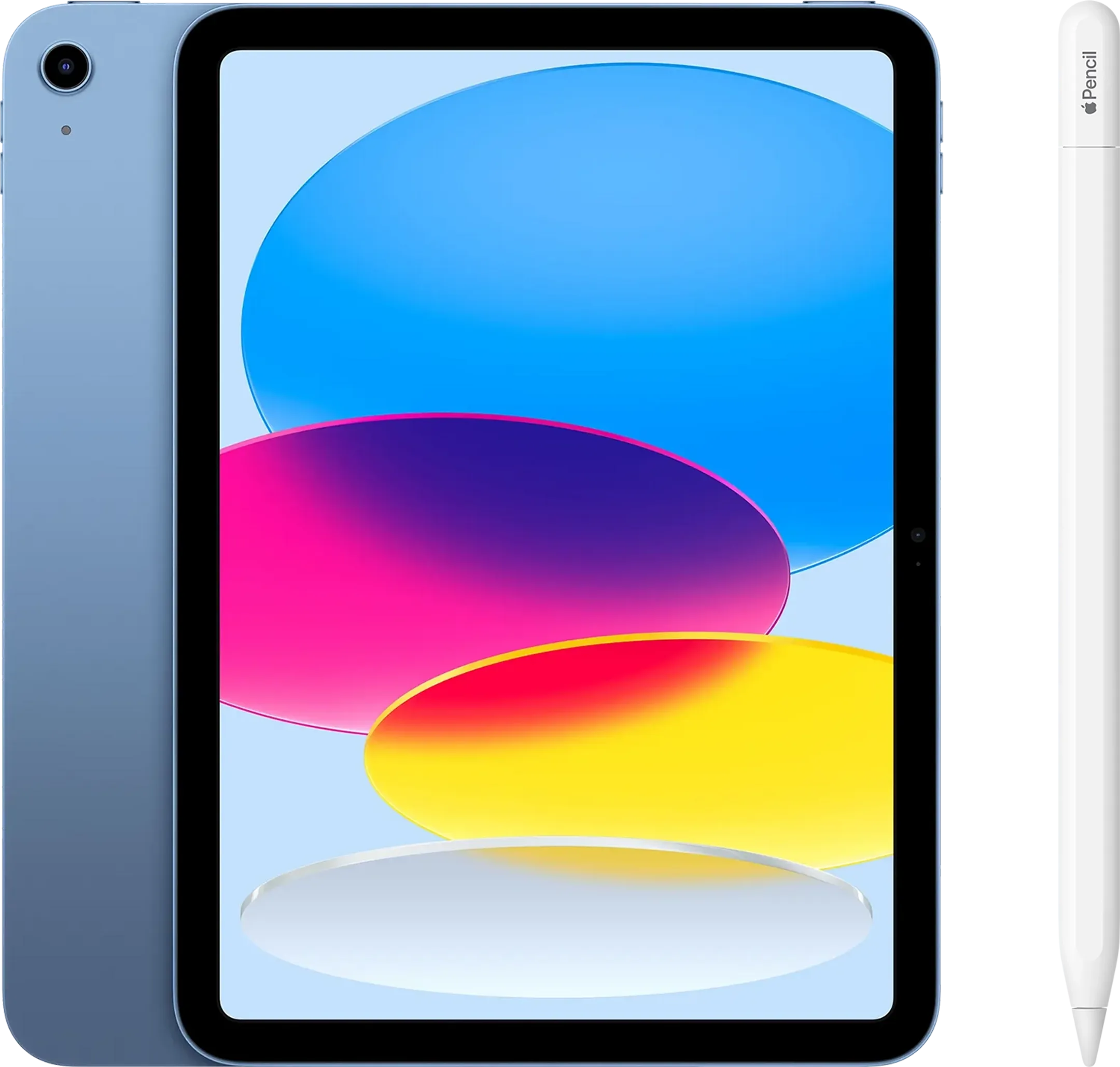 Offre groupée iPad (2022) Wi-Fi 64 Go Bleu + Pencil (USB-C)