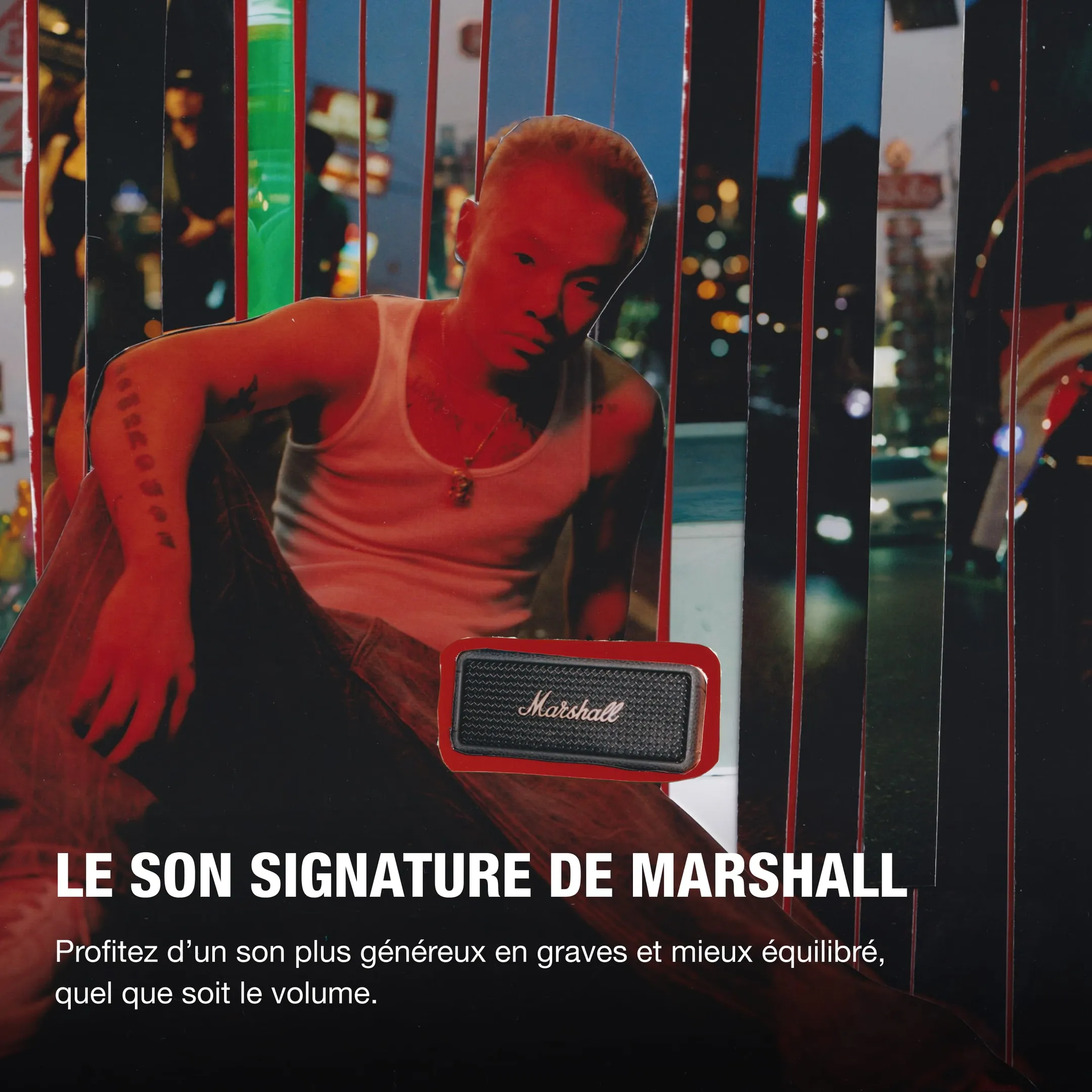 Marshall Enceinte Bluetooth III Emberton - Noir image