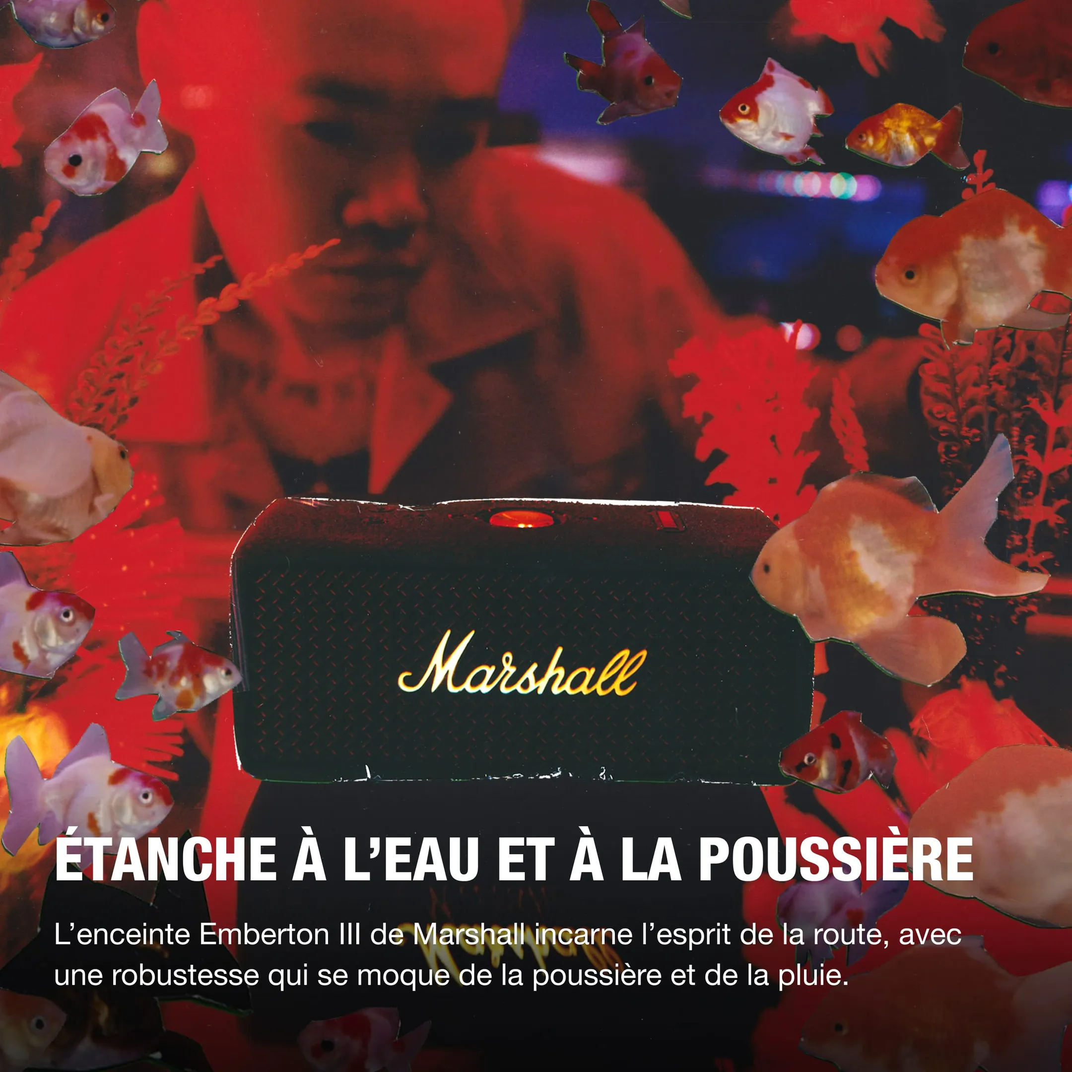 Marshall Enceinte Bluetooth III Emberton - Noir image