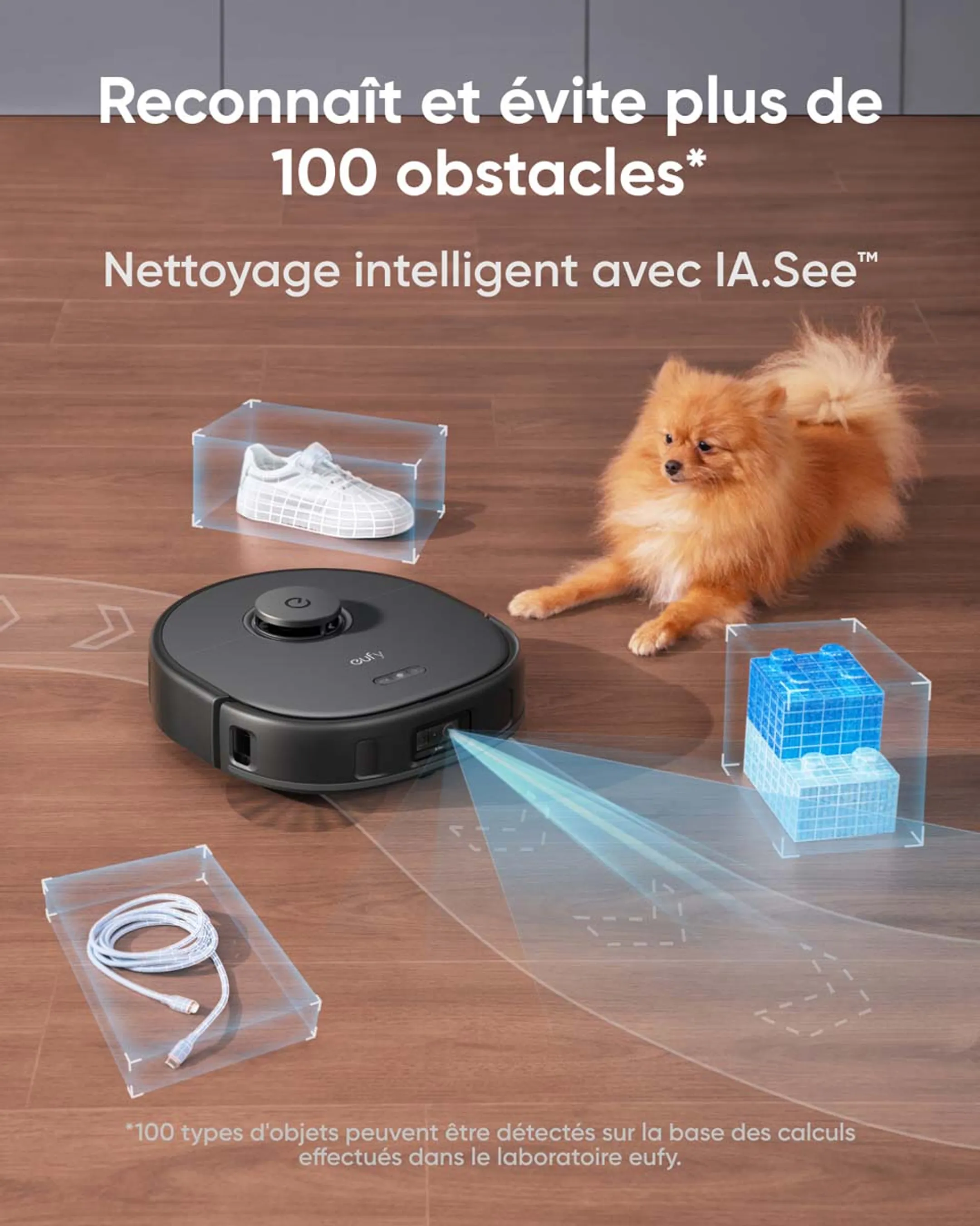 Eufy Aspirateur robot 2 en 1 X10 Pro Omni image