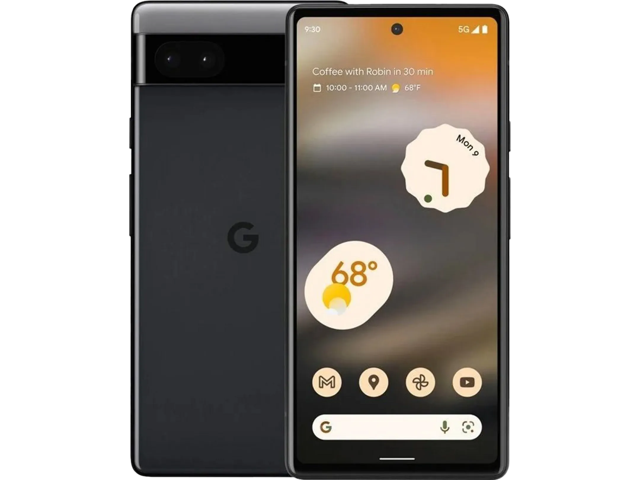 Pixel 6a 128GB - Zwart - Refurbished Grade B