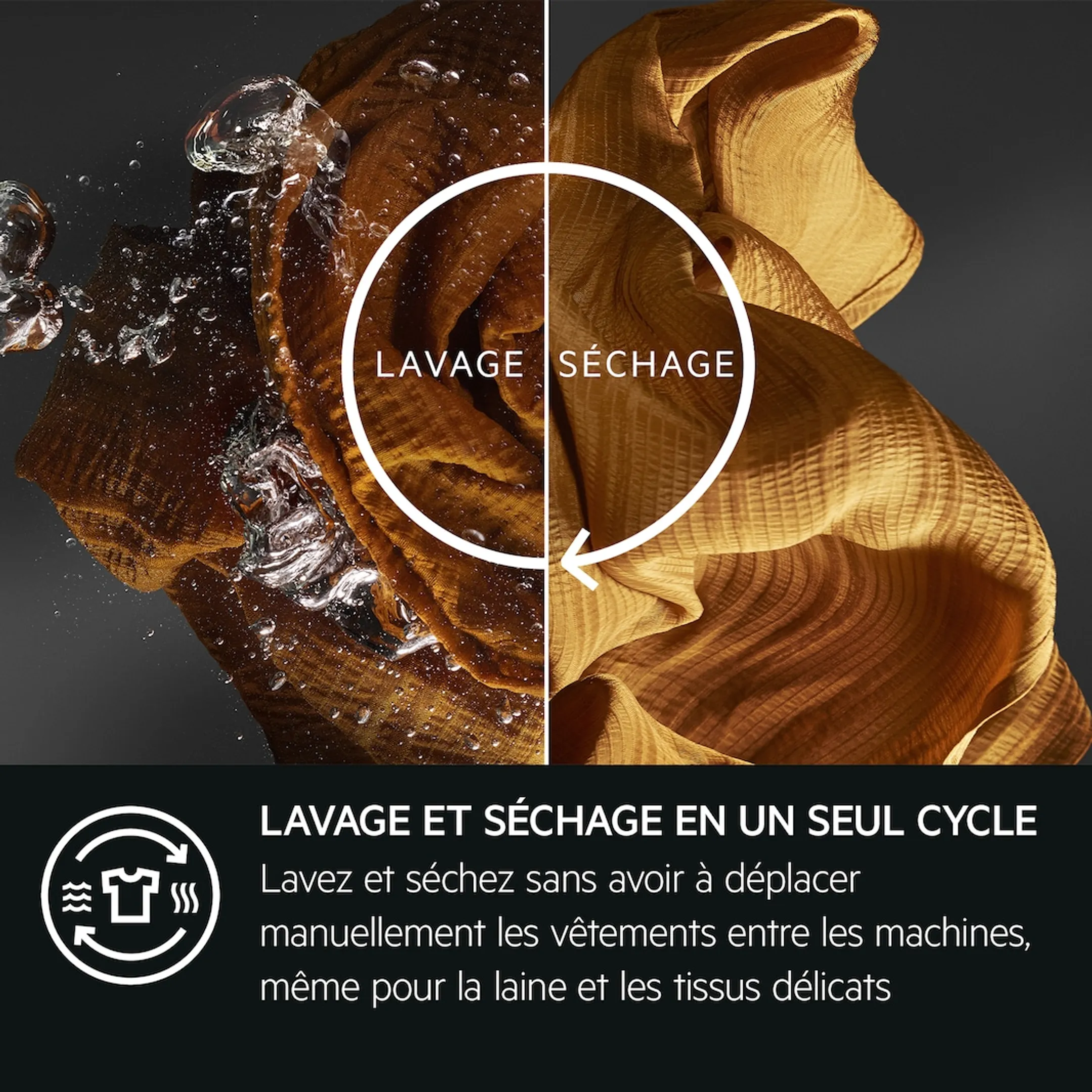 AEG Lave-linge séchant LWR87Q166 Powercare image