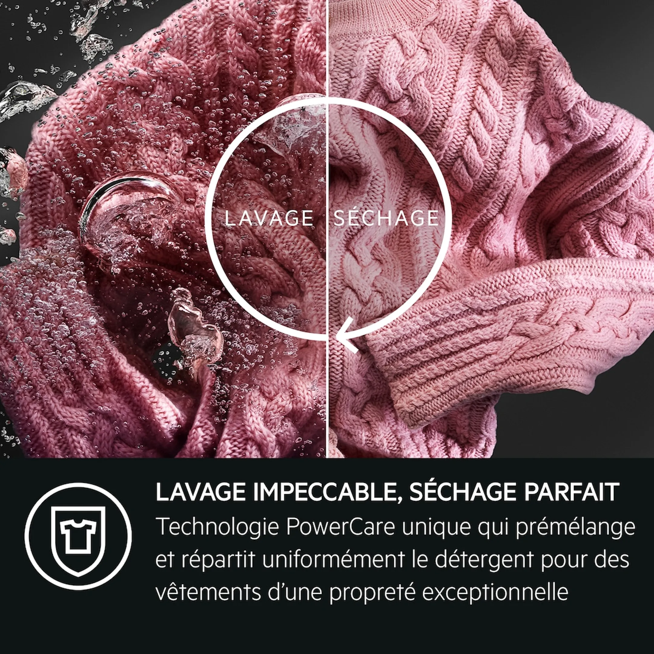 AEG Lave-linge séchant LWR87Q166 Powercare image