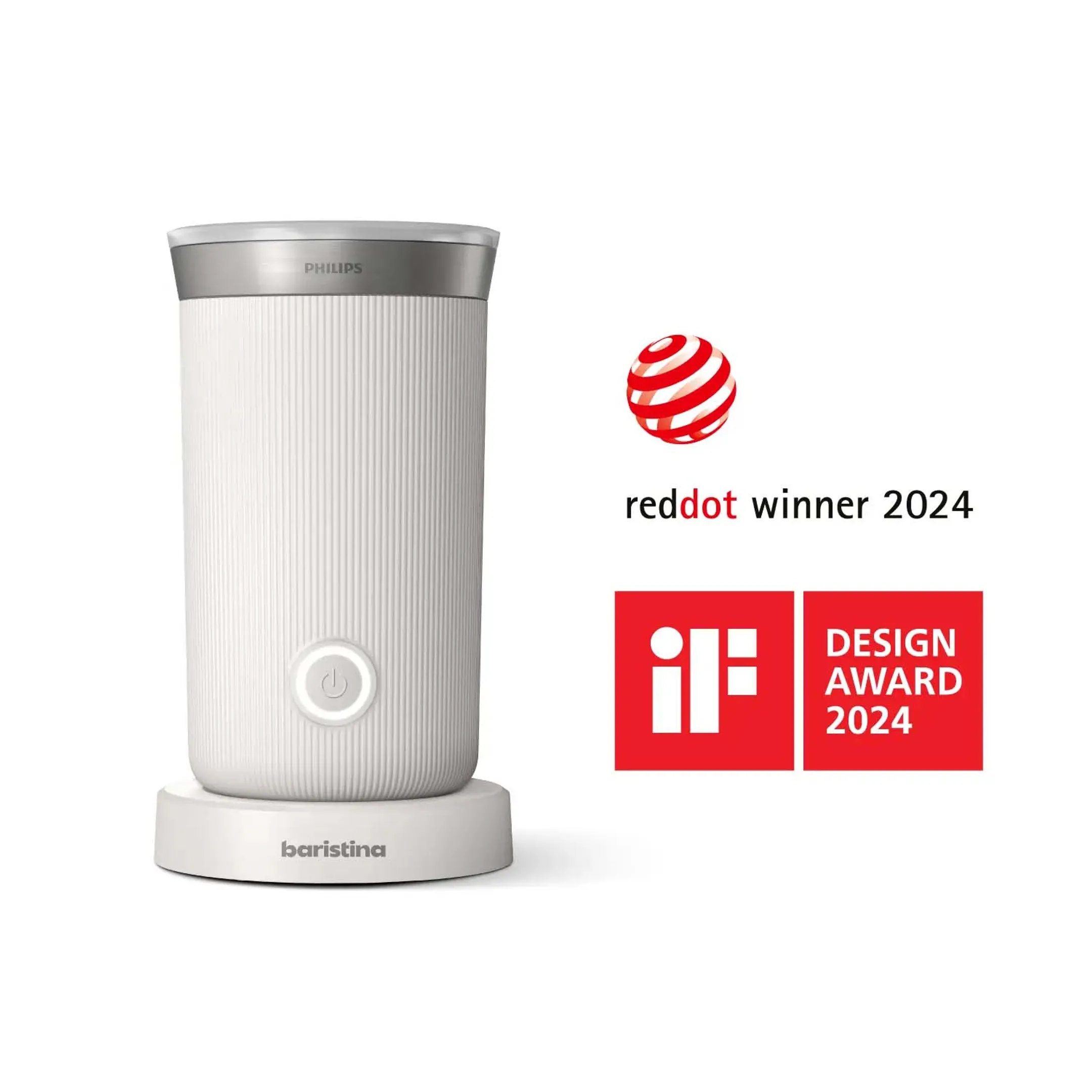 Philips Baristina Melkopschuimer BAR311/00 Wit image
