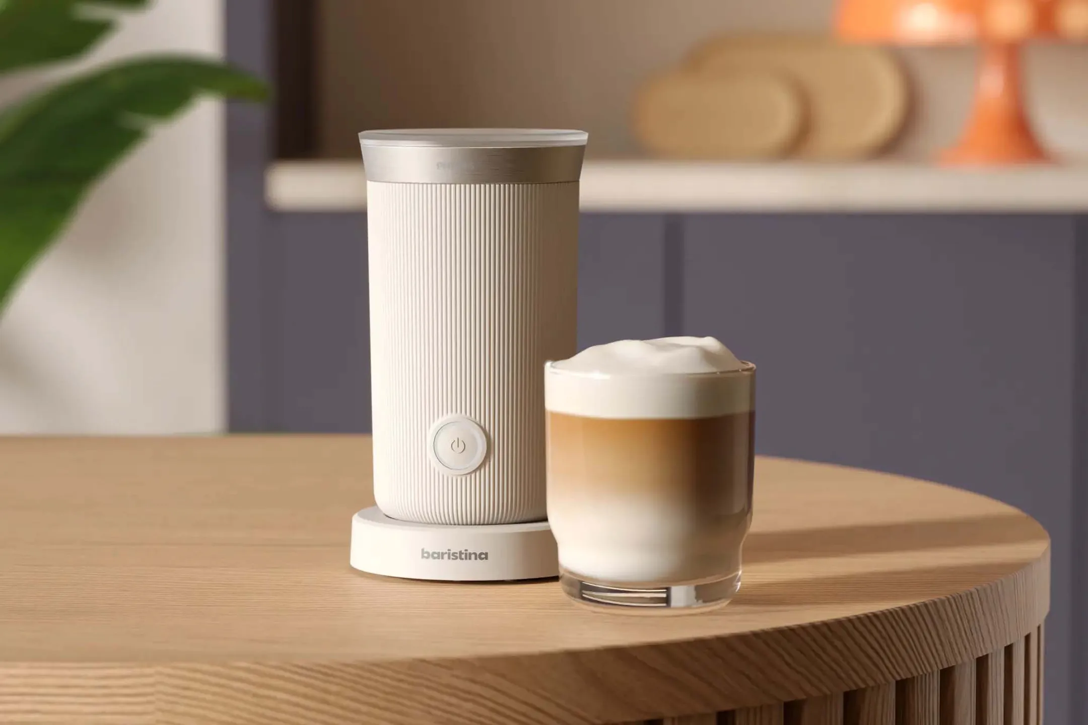 Philips Baristina Melkopschuimer BAR311/00 Wit image