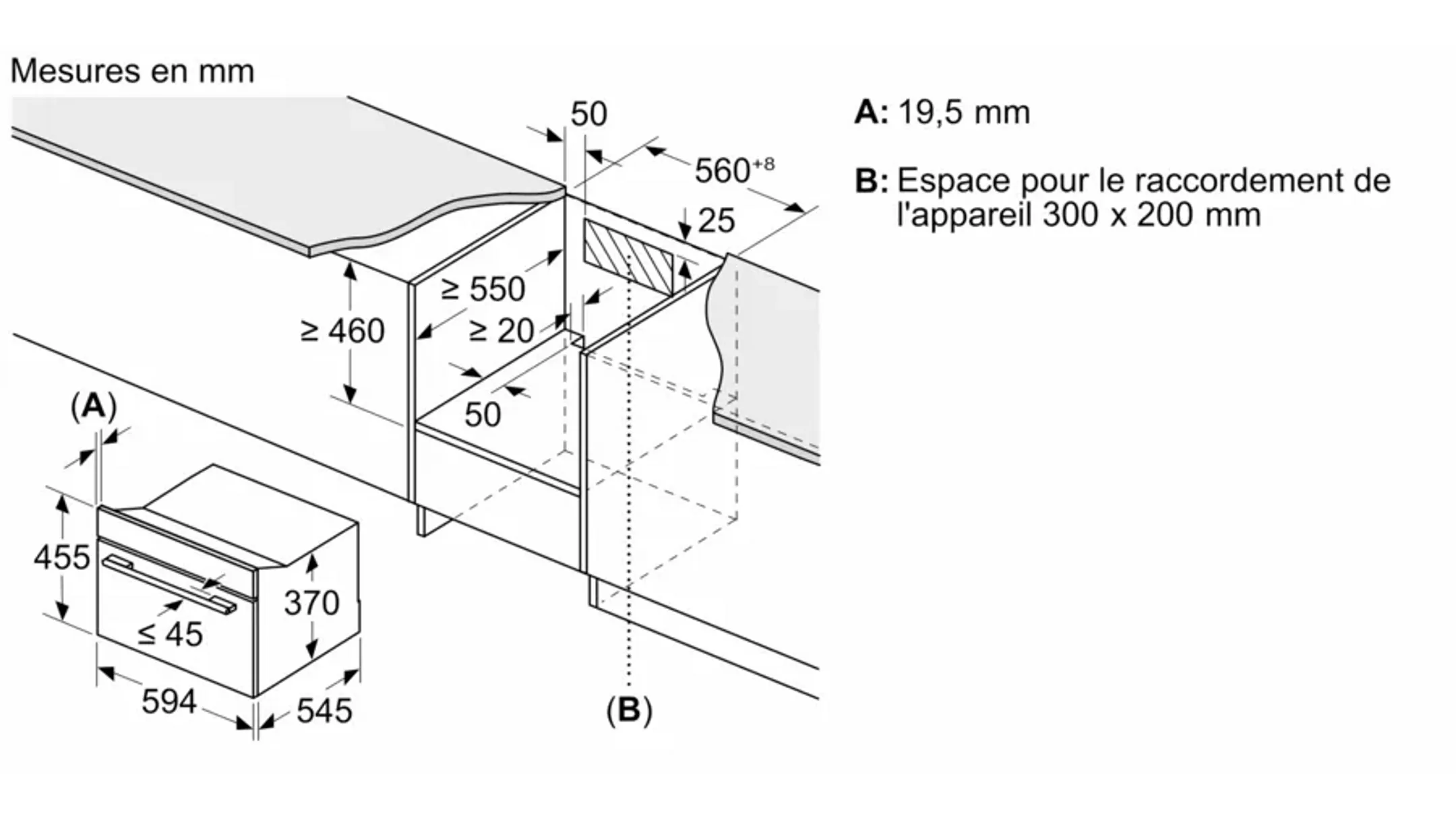 Bosch Micro-ondes encastrable CEG732XB1 image