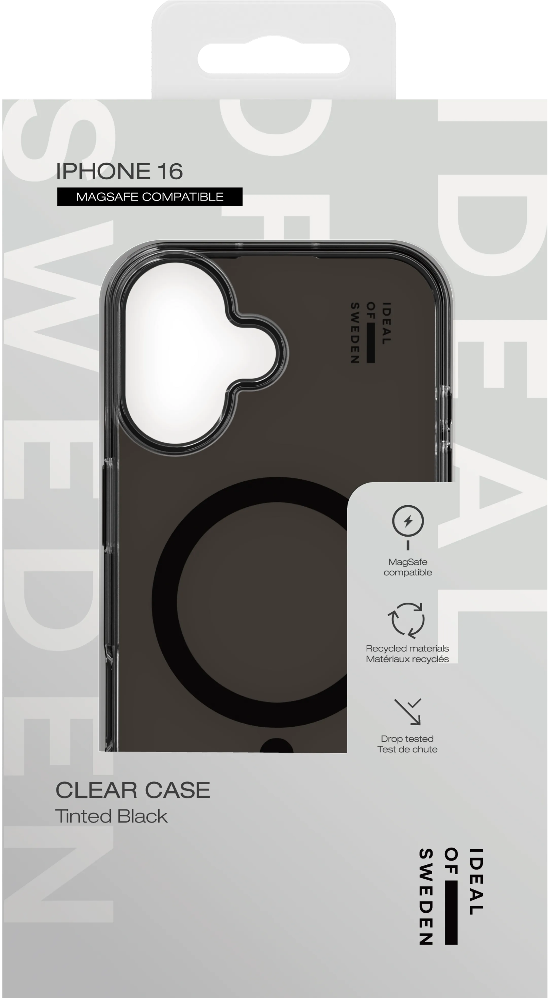 iDeal of Sweden Backcover met MagSafe voor iPhone 16 - Tinted black image