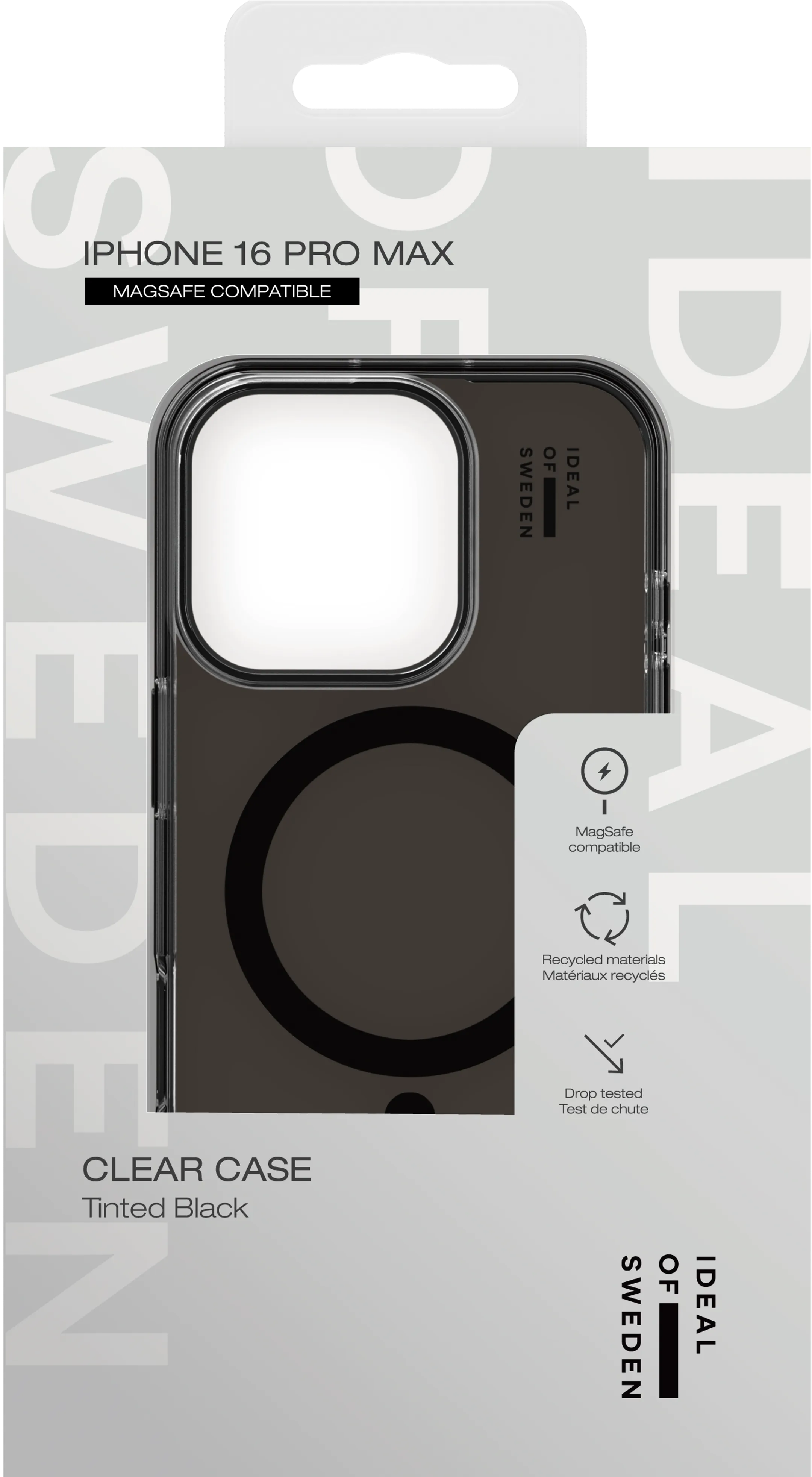 iDeal of Sweden Backcover met MagSafe pour iPhone 16 Pro Max - Tinted black image