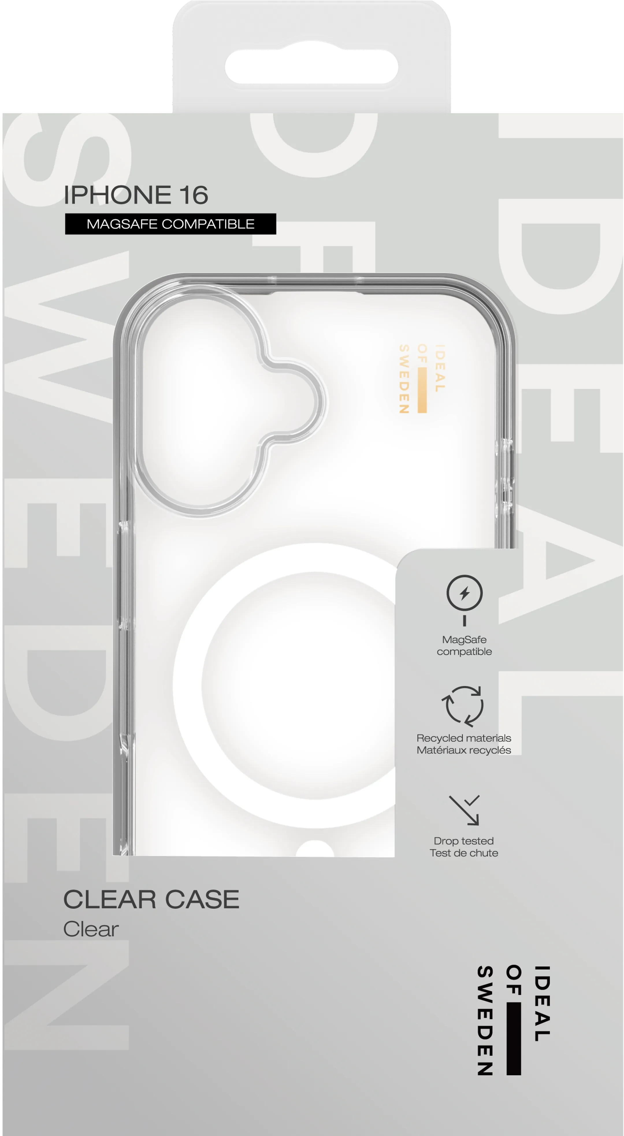 iDeal of Sweden Backcover met MagSafe voor iPhone 16 - Clear image