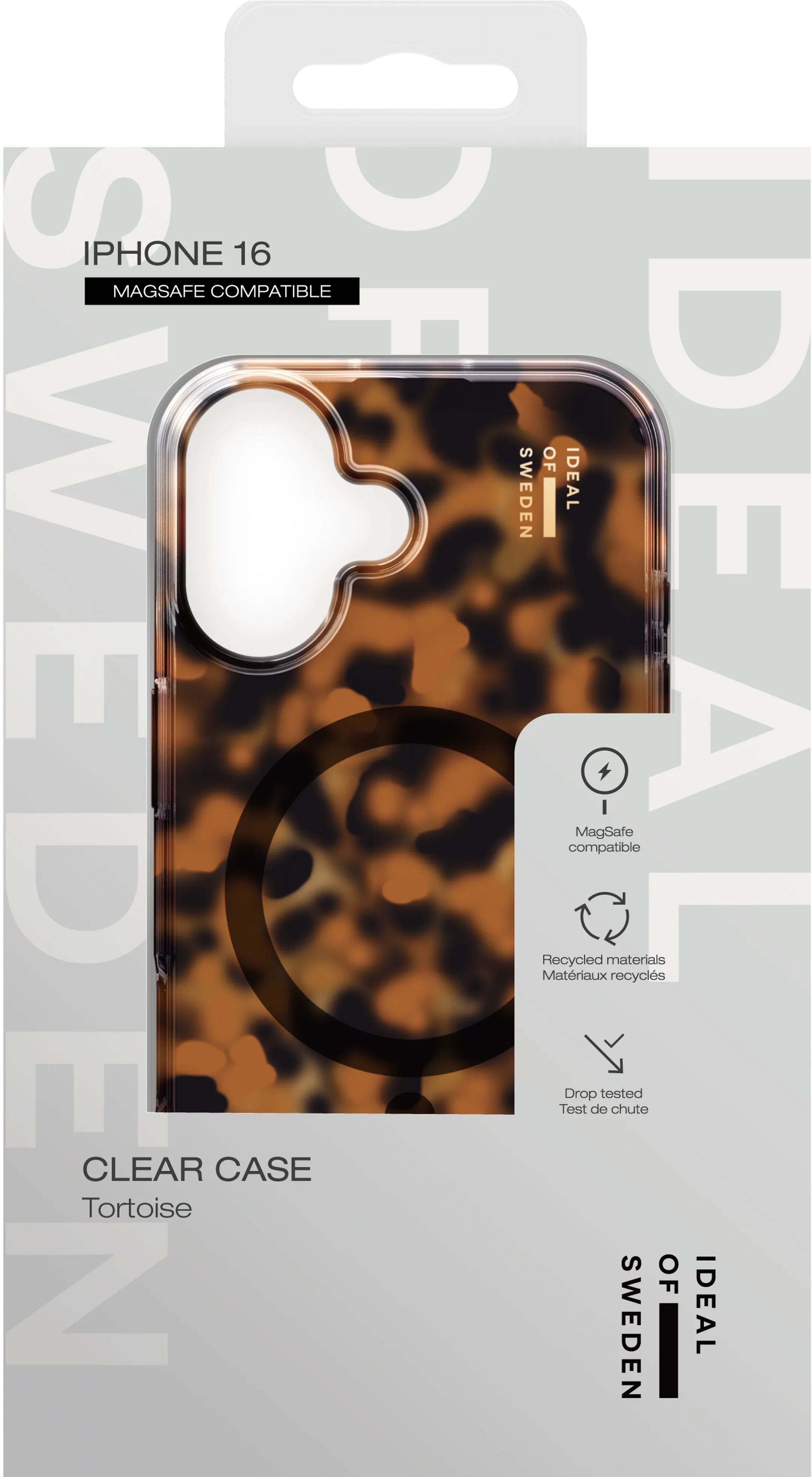 iDeal of Sweden Backcover met Magsafe voor Iphone 16 - Tortoise image