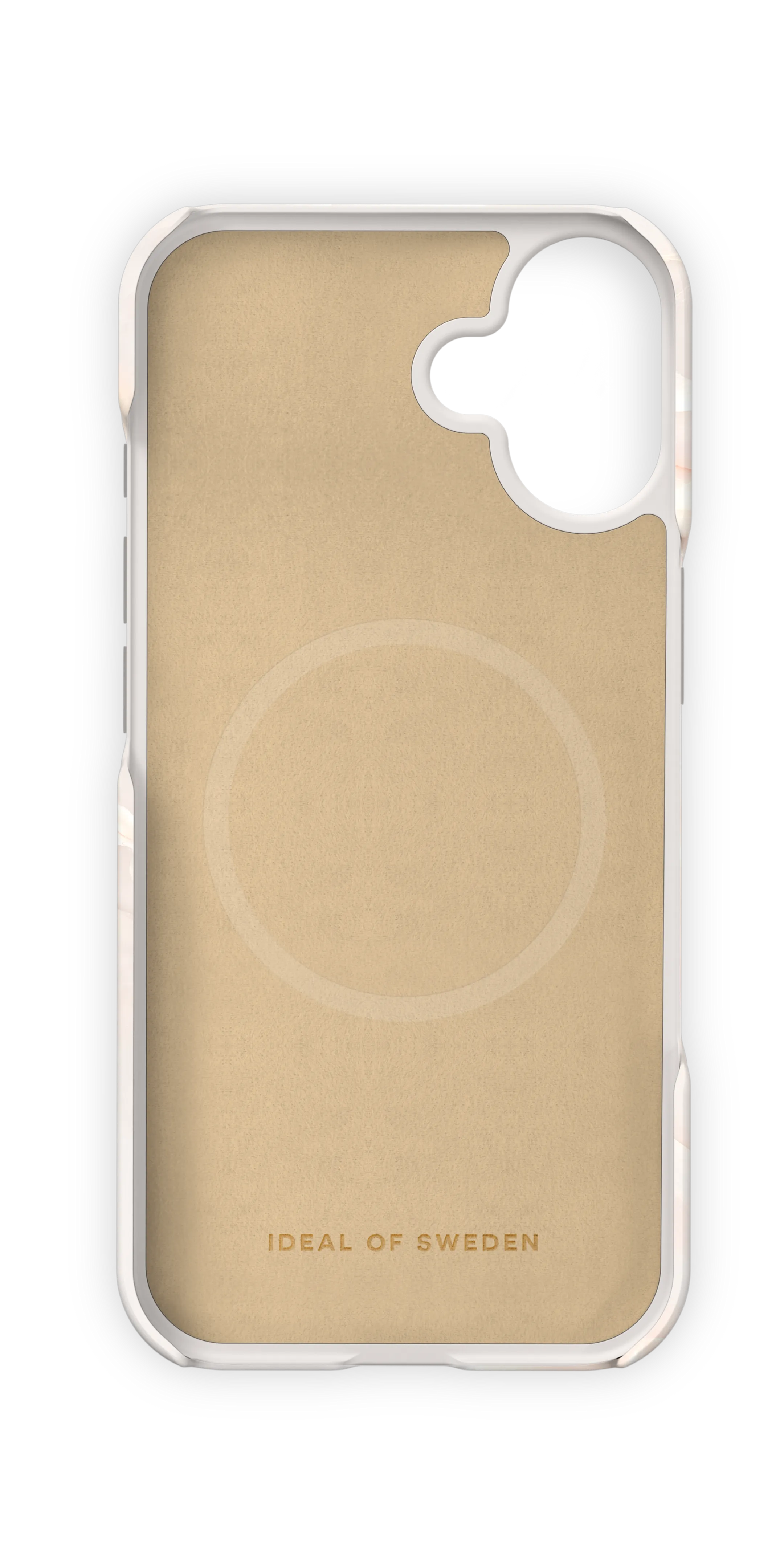 iDeal of Sweden Backcover met MagSafe voor iPhone 16 - Rose Pearl Marble image