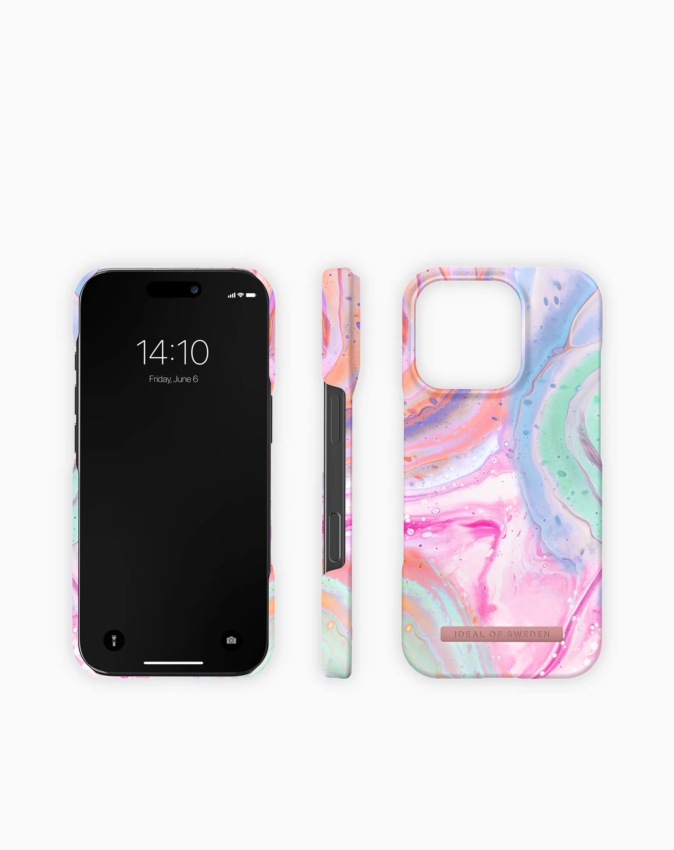 iDeal of Sweden Backcover met MagSafe voor iPhone 16 Pro Max - Pastel Marble image