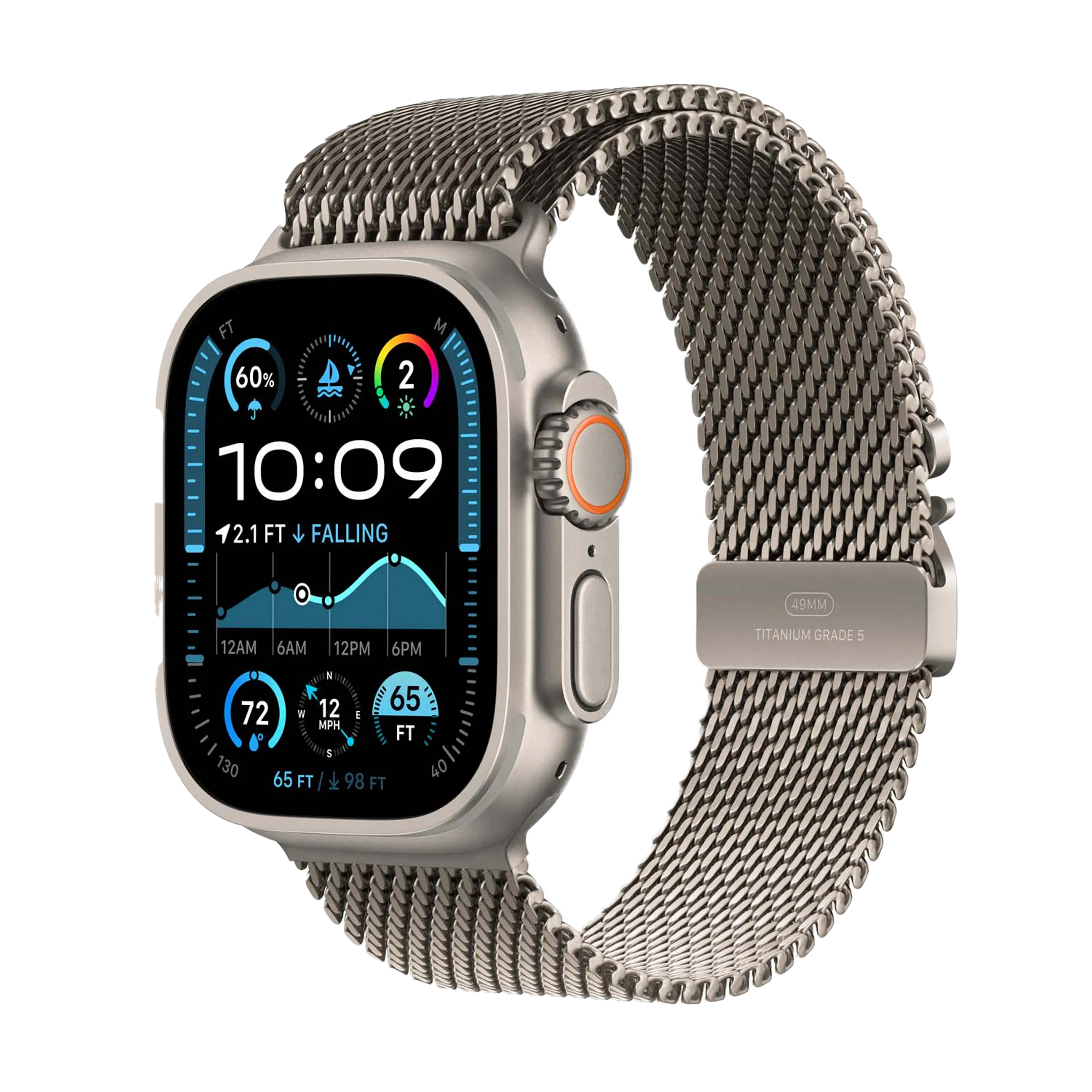 Watch Ultra 2 LTE - 49 mm Natural Titanium (L)