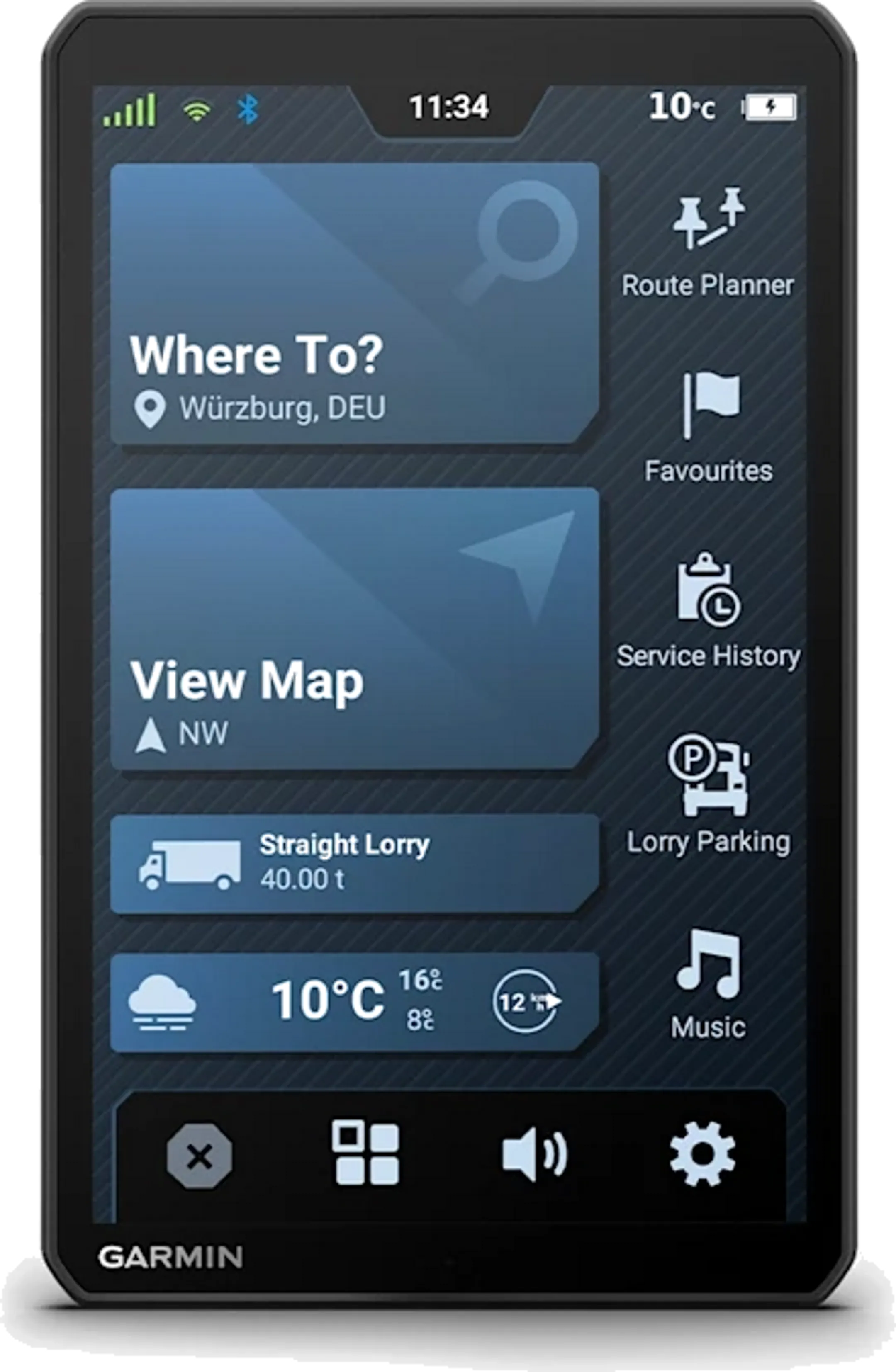 Garmin Dezl LGV1020 GPS voor zware vrachtvoertuigen - 10 inch image