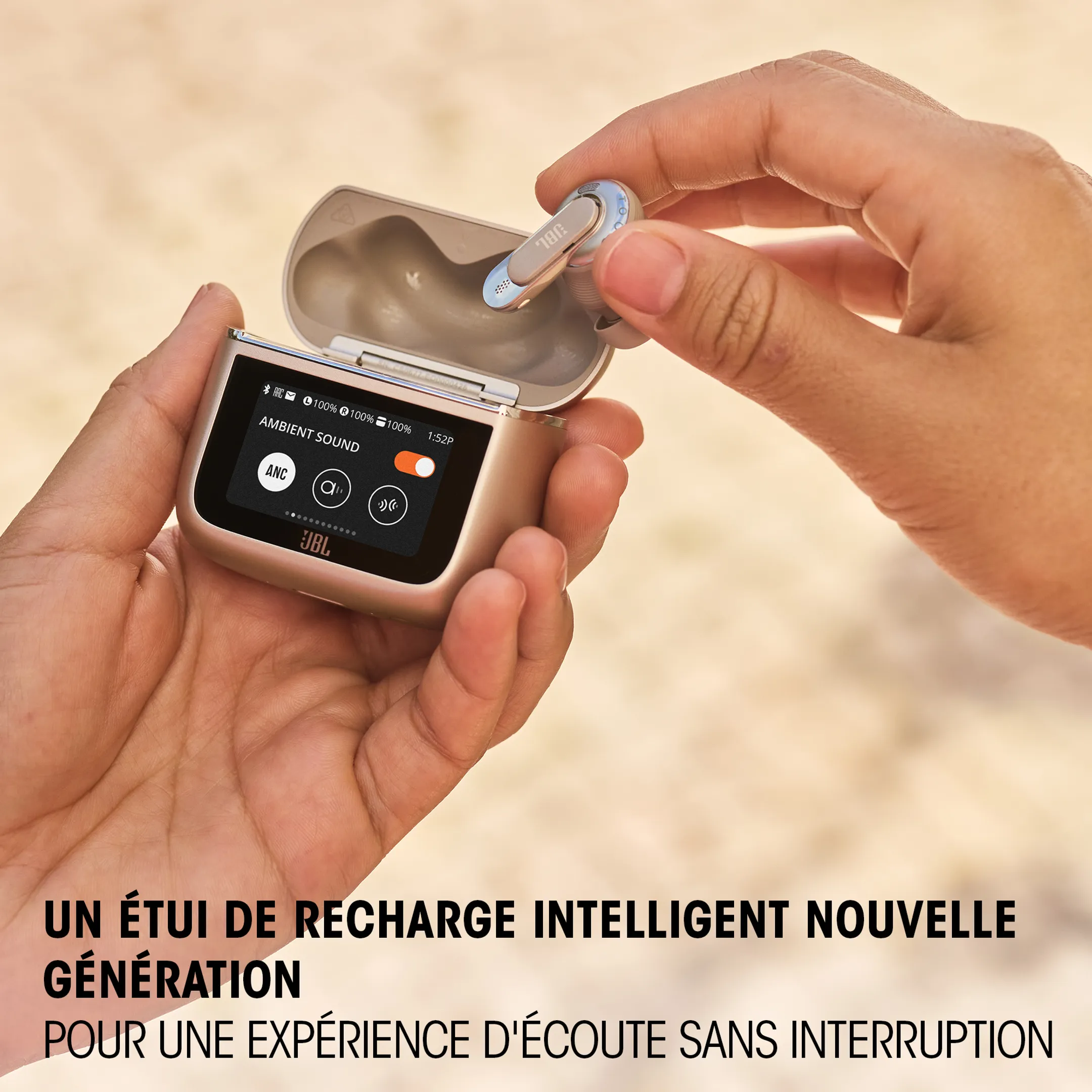 JBL Écouteurs Tour Pro 3 - Beige image