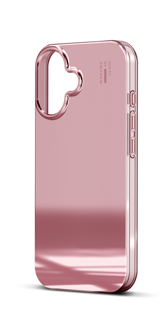Mirror backcover Magsafe voor iPhone 16 - Pink