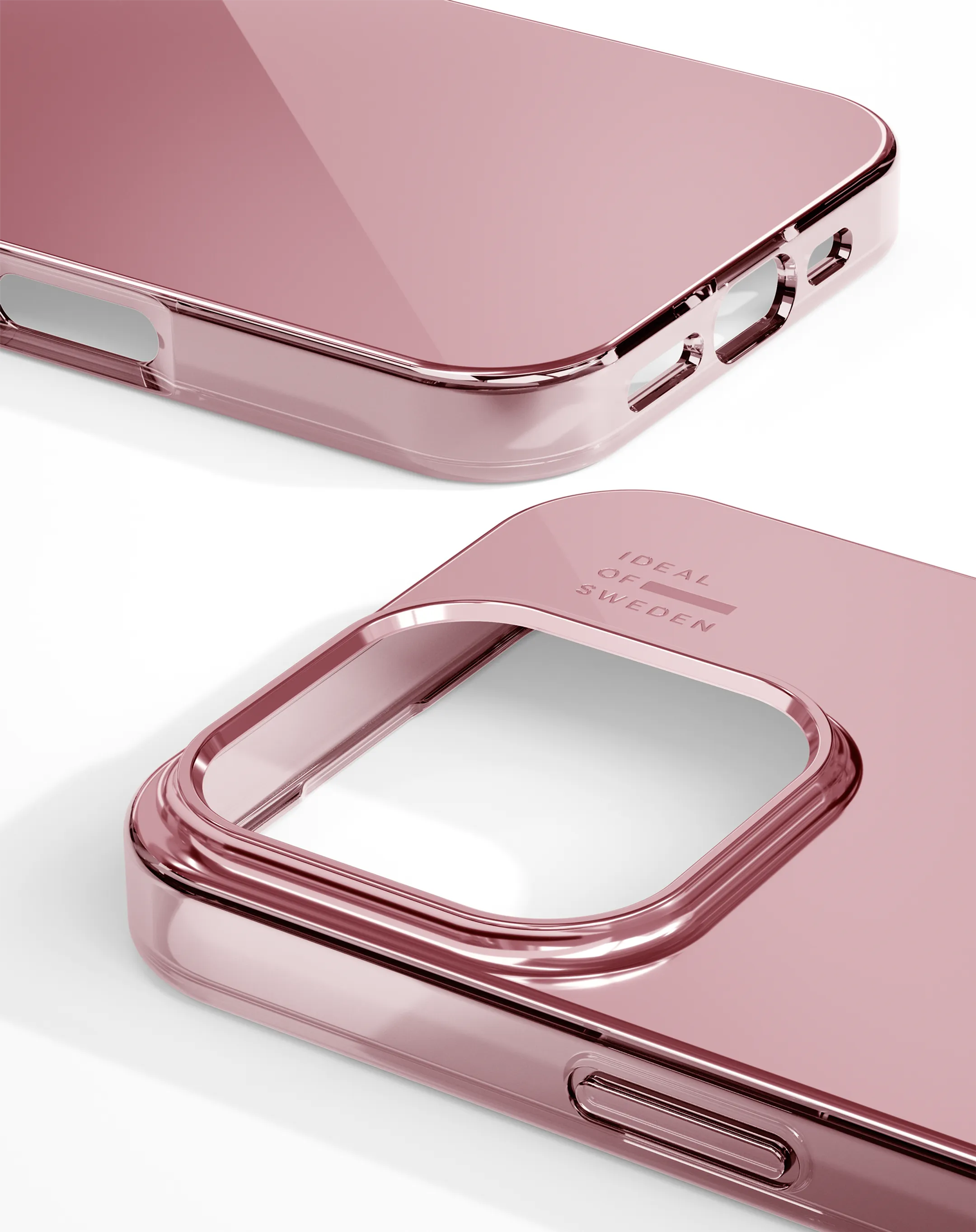 iDeal of Sweden Mirror backcover met Magsafe voor iPhone 16 Pro max - Pink image