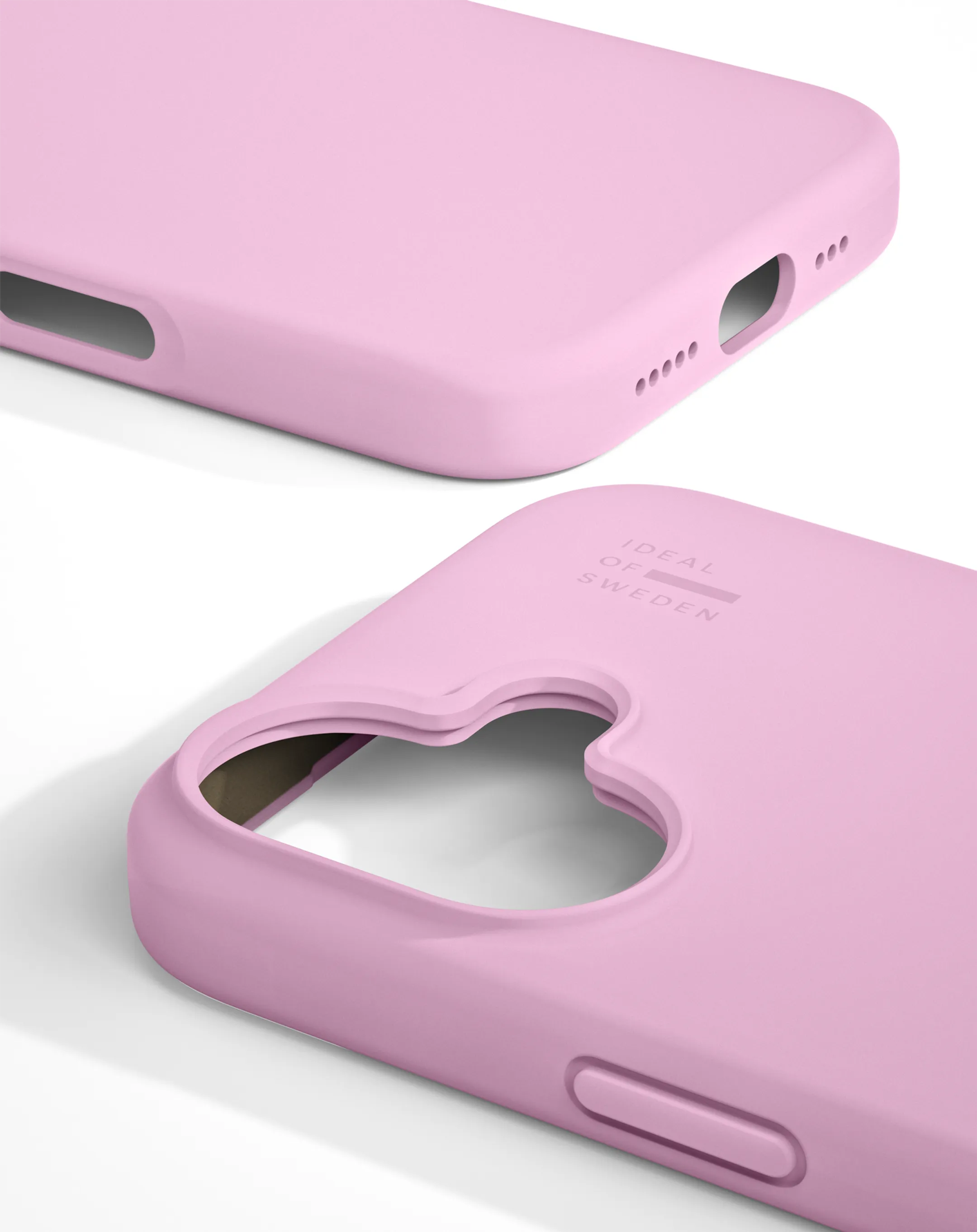 iDeal of Sweden Silicone backcover met MagSafe voor iPhone 16 - Pink image