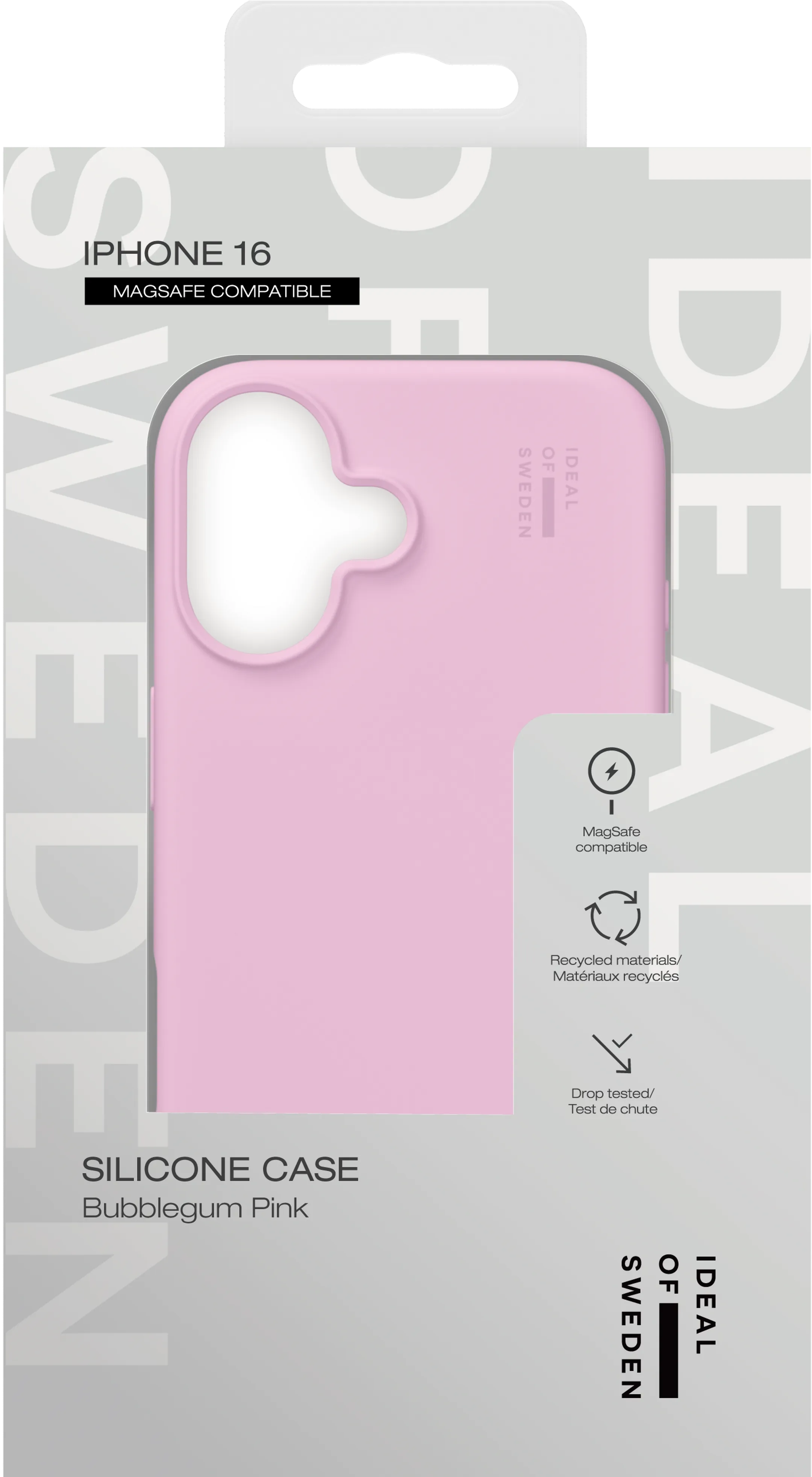 iDeal of Sweden Silicone backcover met MagSafe voor iPhone 16 - Pink image