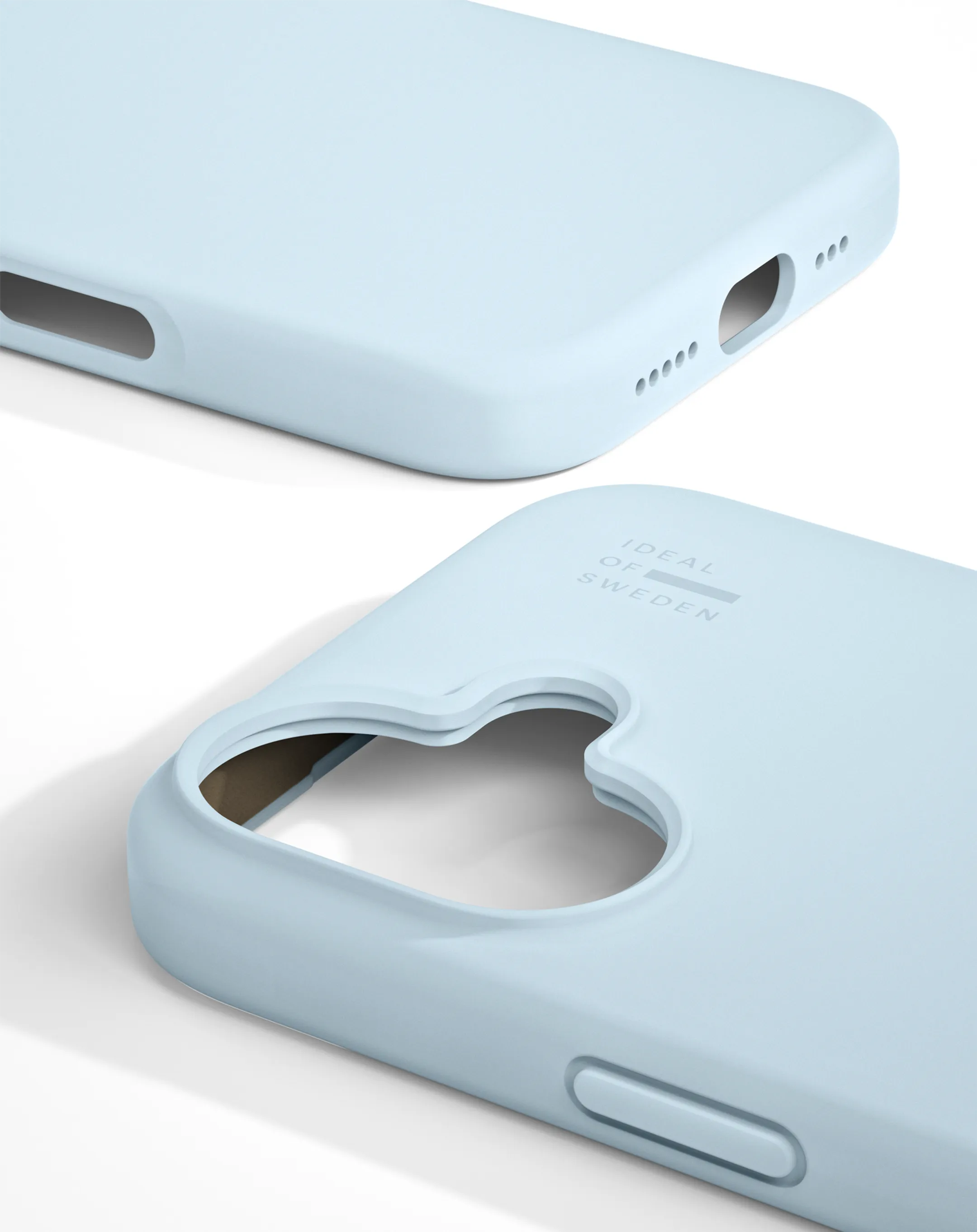 iDeal of Sweden Silicone backcover met MagSafe voor iPhone 16 - Light Blue image
