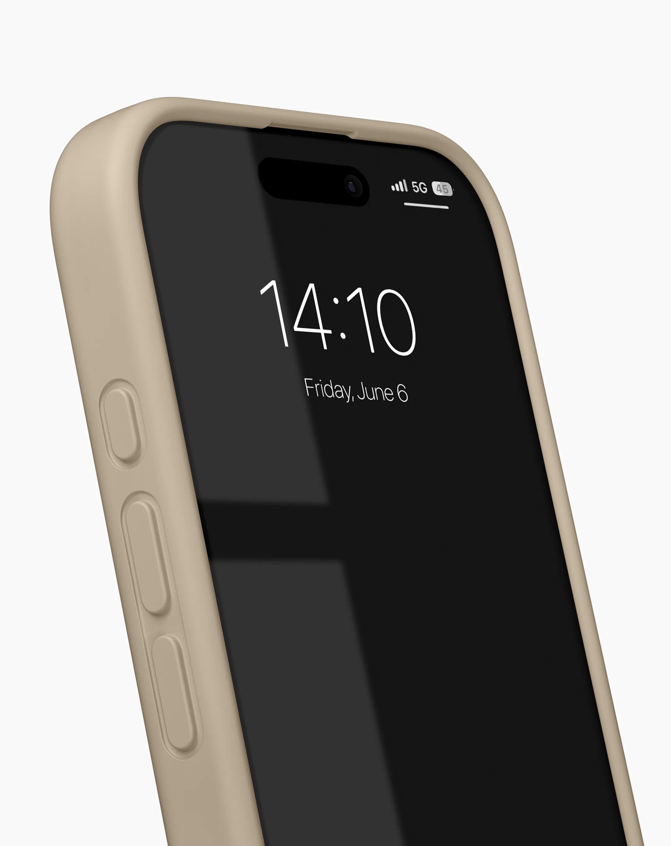 iDeal of Sweden Silicone backcover met MagSafe voor iPhone 16 - Beige image