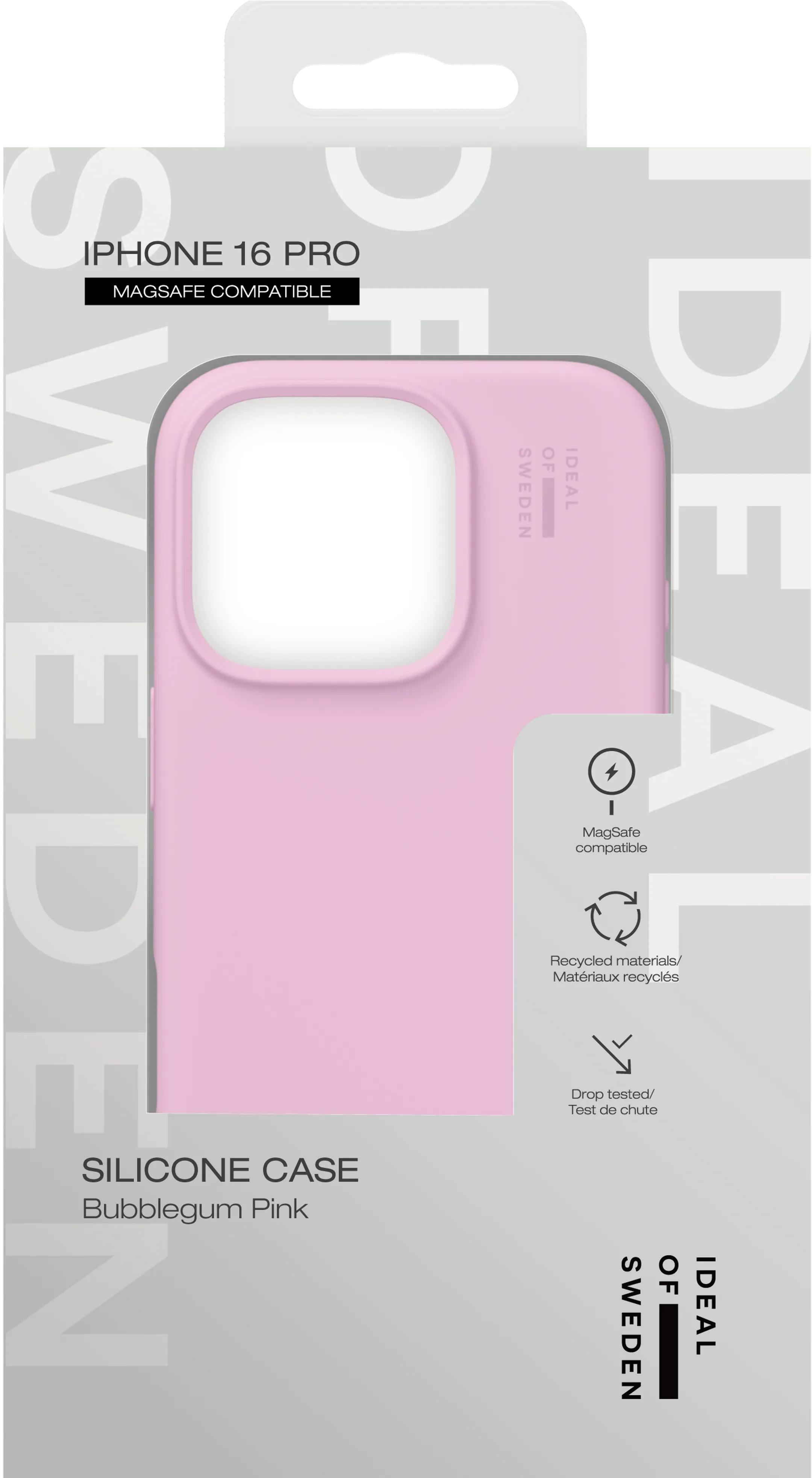 iDeal of Sweden Silicone backcover met MagSafe voor iPhone 16 Pro - Bubblegum Pink image