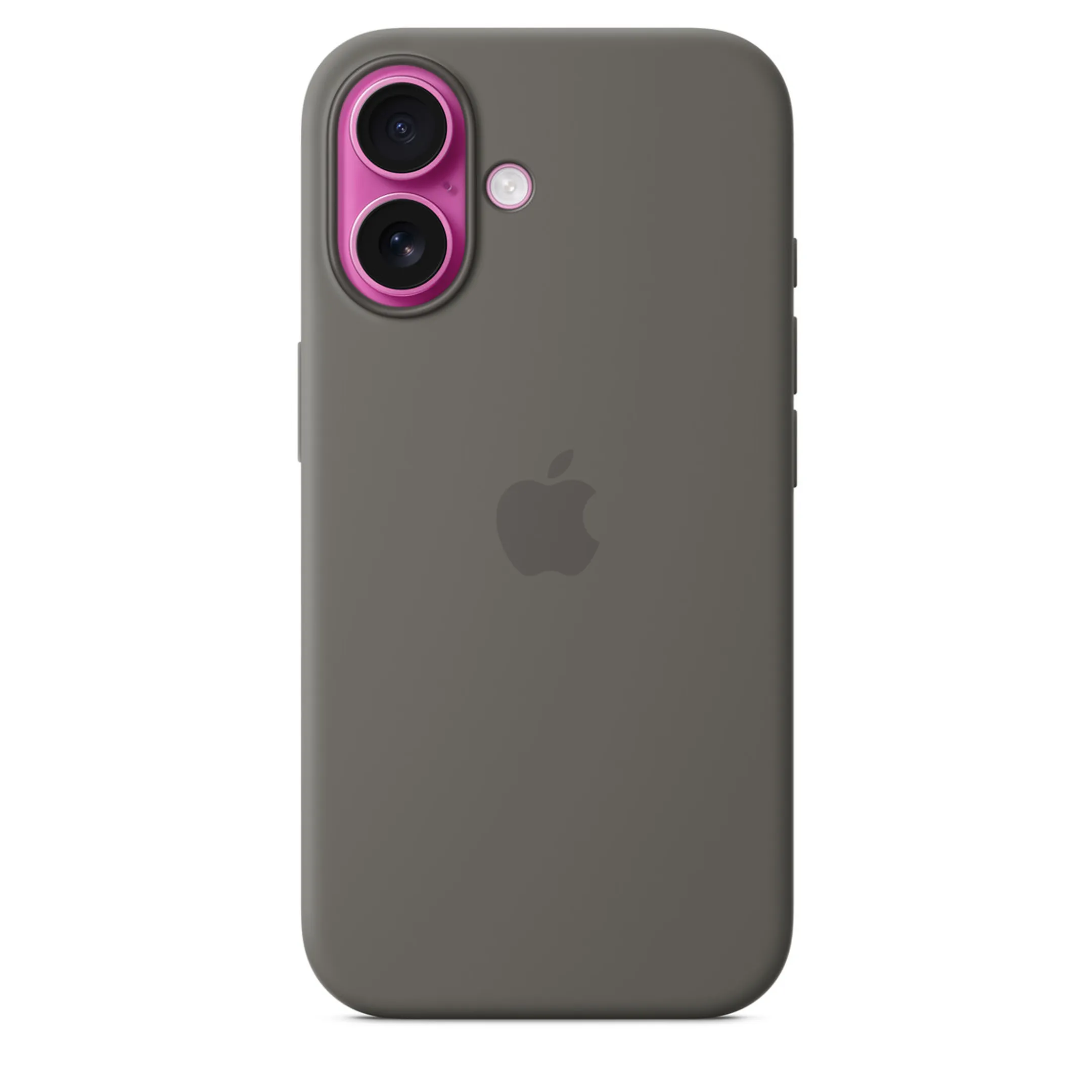 Apple Silicone cover met MagSafe voor iPhone 16 - Stone Gray image