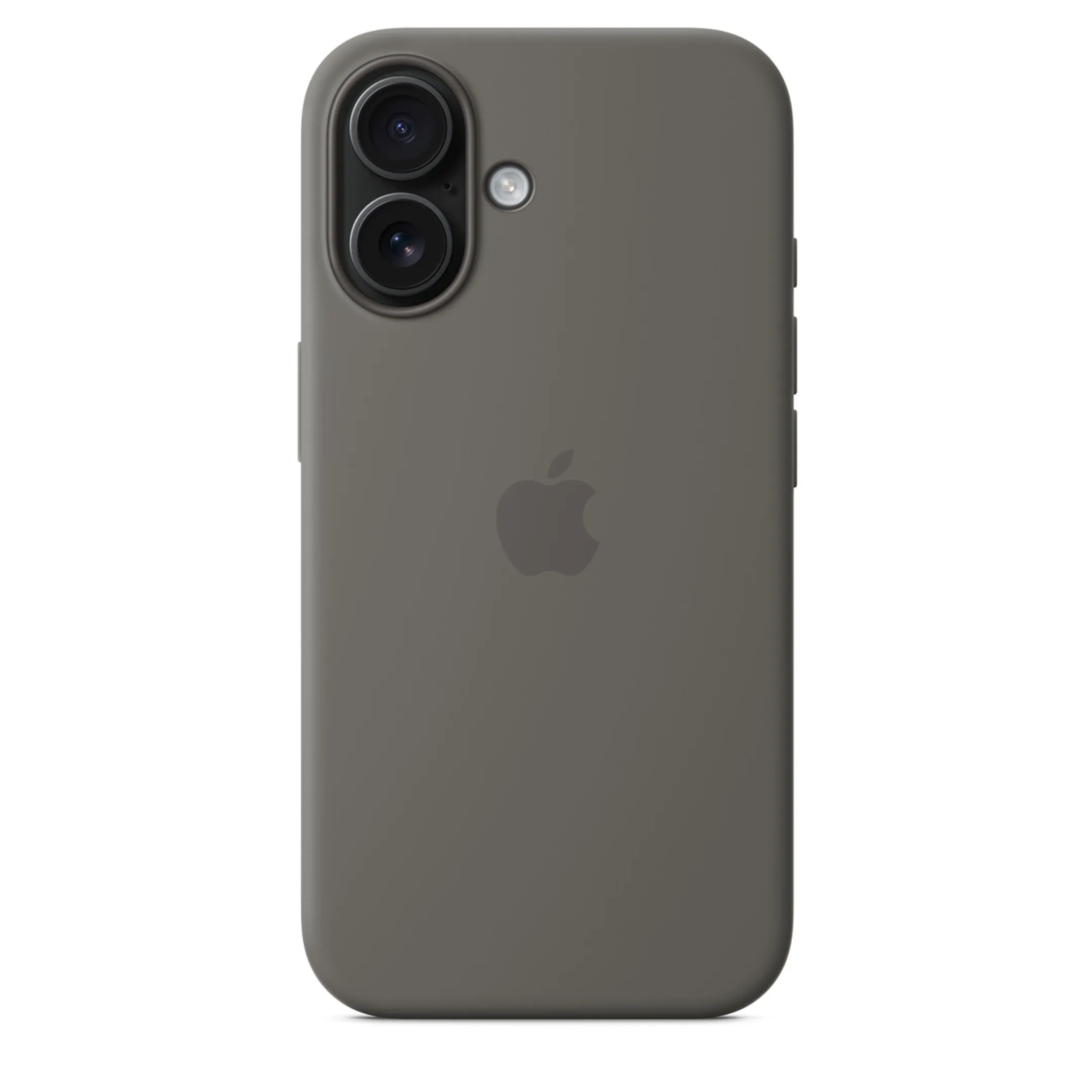 Apple Silicone cover met MagSafe voor iPhone 16 - Stone Gray image
