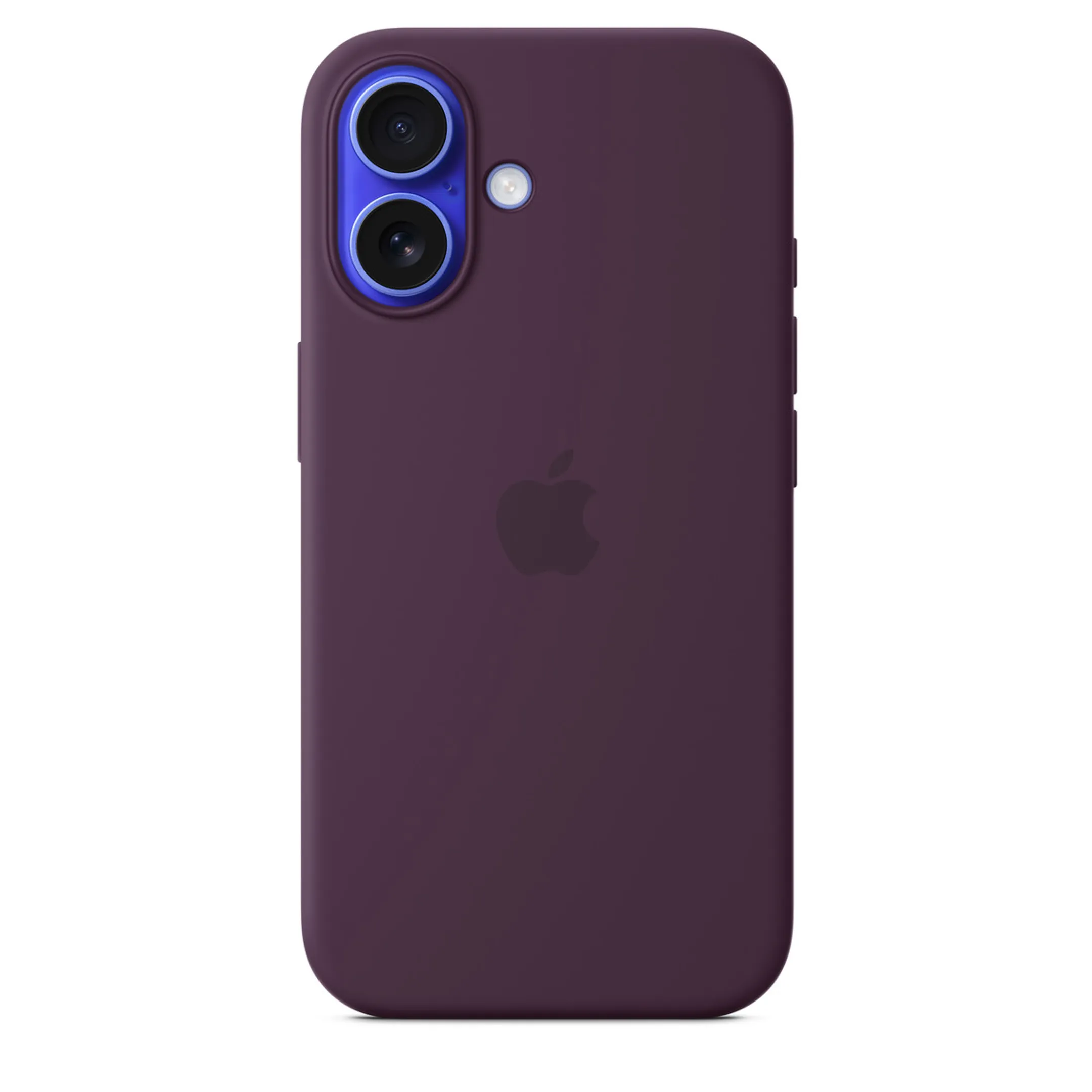 Apple Silicone cover met MagSafe voor iPhone 16 - Plum image
