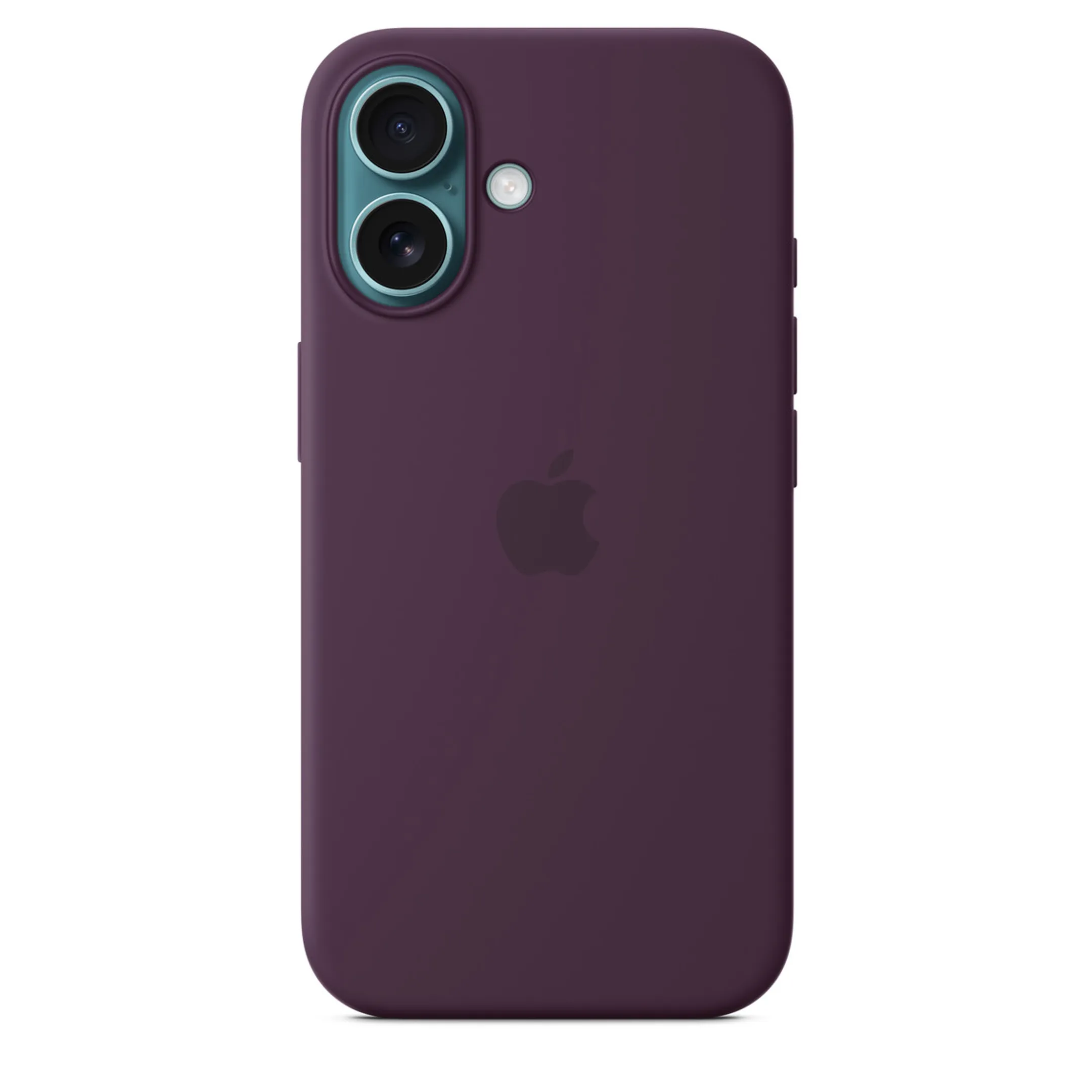 Apple Silicone cover met MagSafe voor iPhone 16 - Plum image