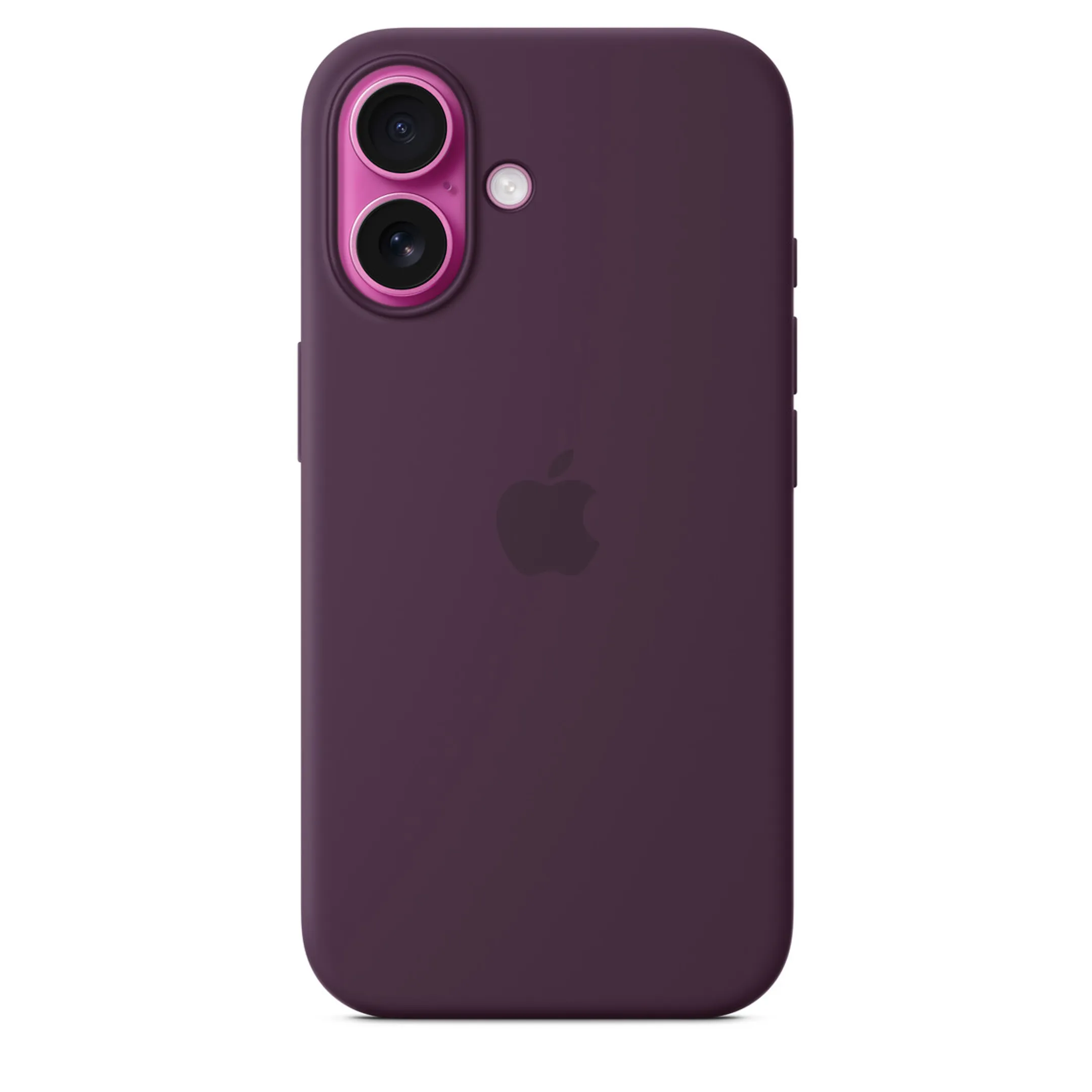 Apple Silicone cover met MagSafe voor iPhone 16 - Plum image