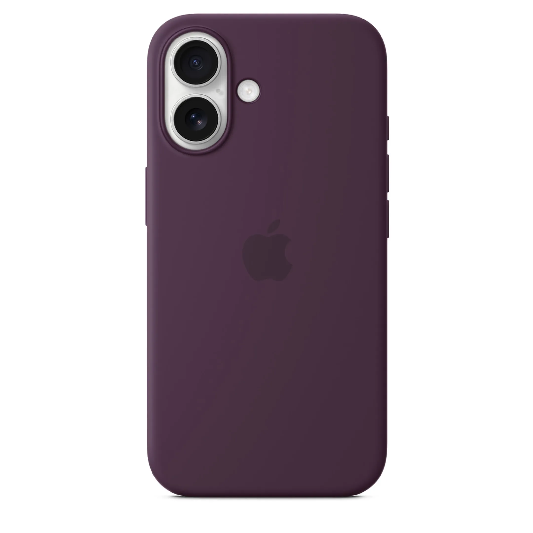 Apple Silicone cover met MagSafe voor iPhone 16 - Plum image