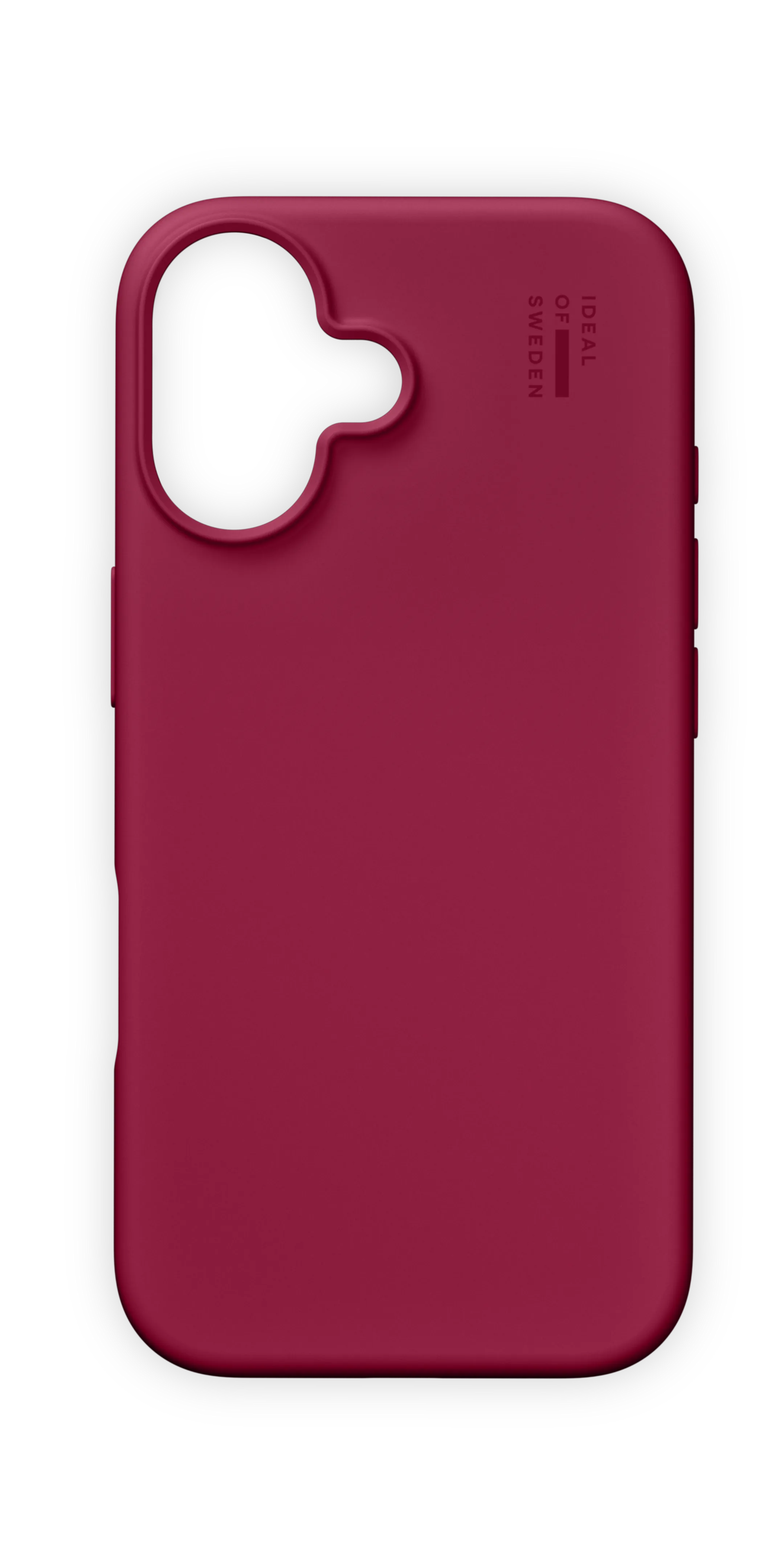 Silicone backcover met MagSafe voor iPhone 16 - Cranberry